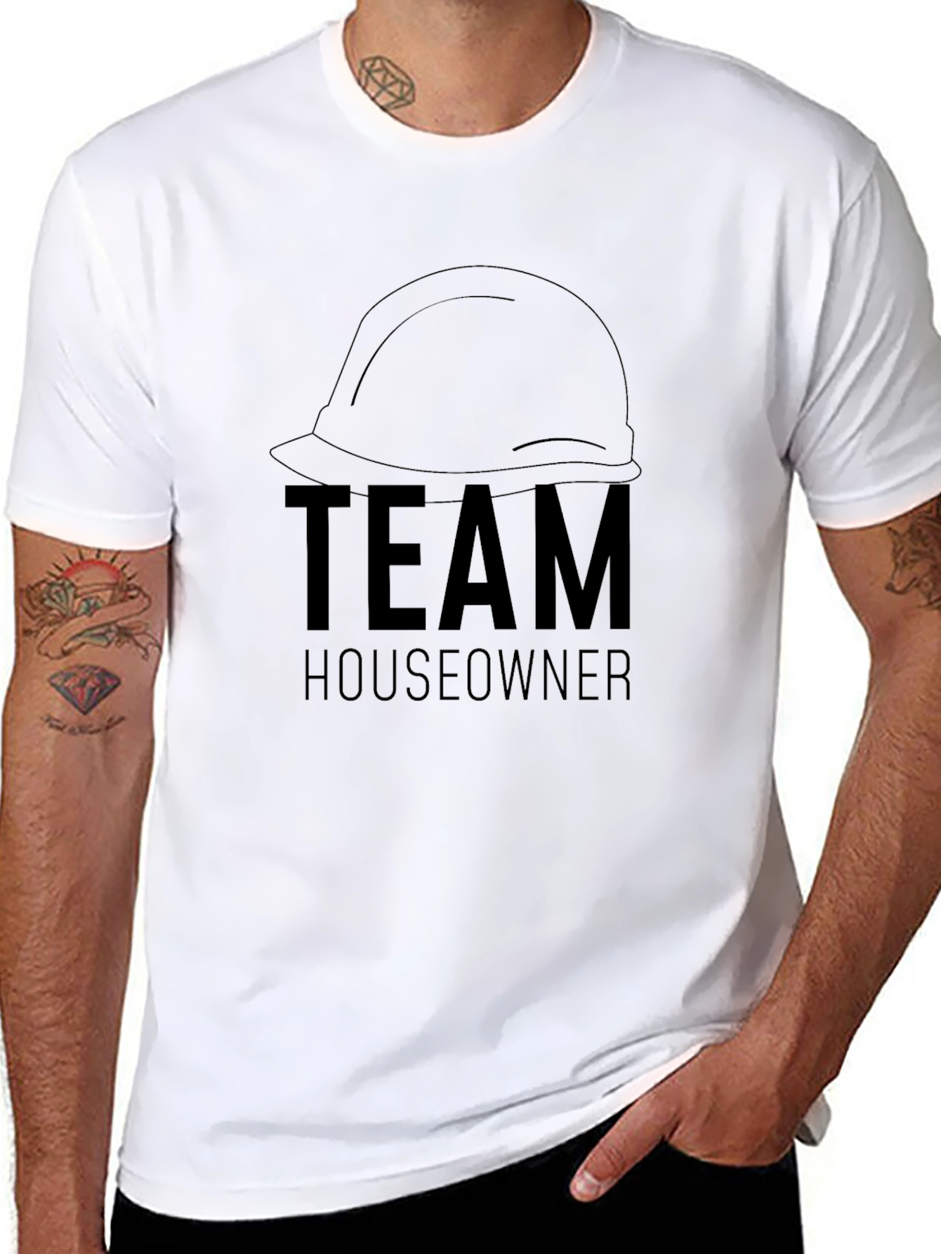 Team Homeowner Black Graphic Tee