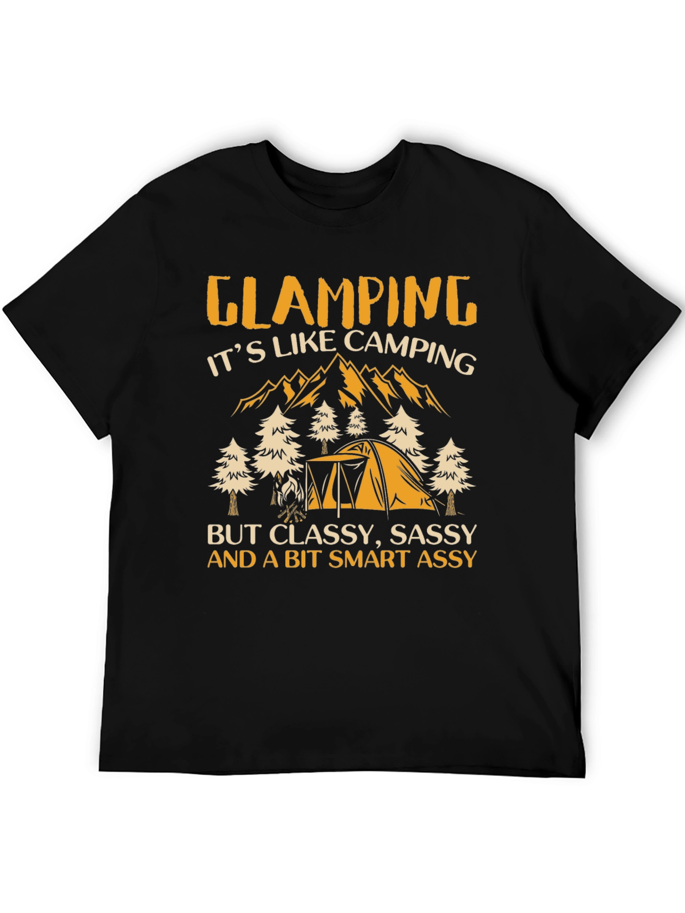 Glamping Graphic Tee: Classy Sassy Smart Assy