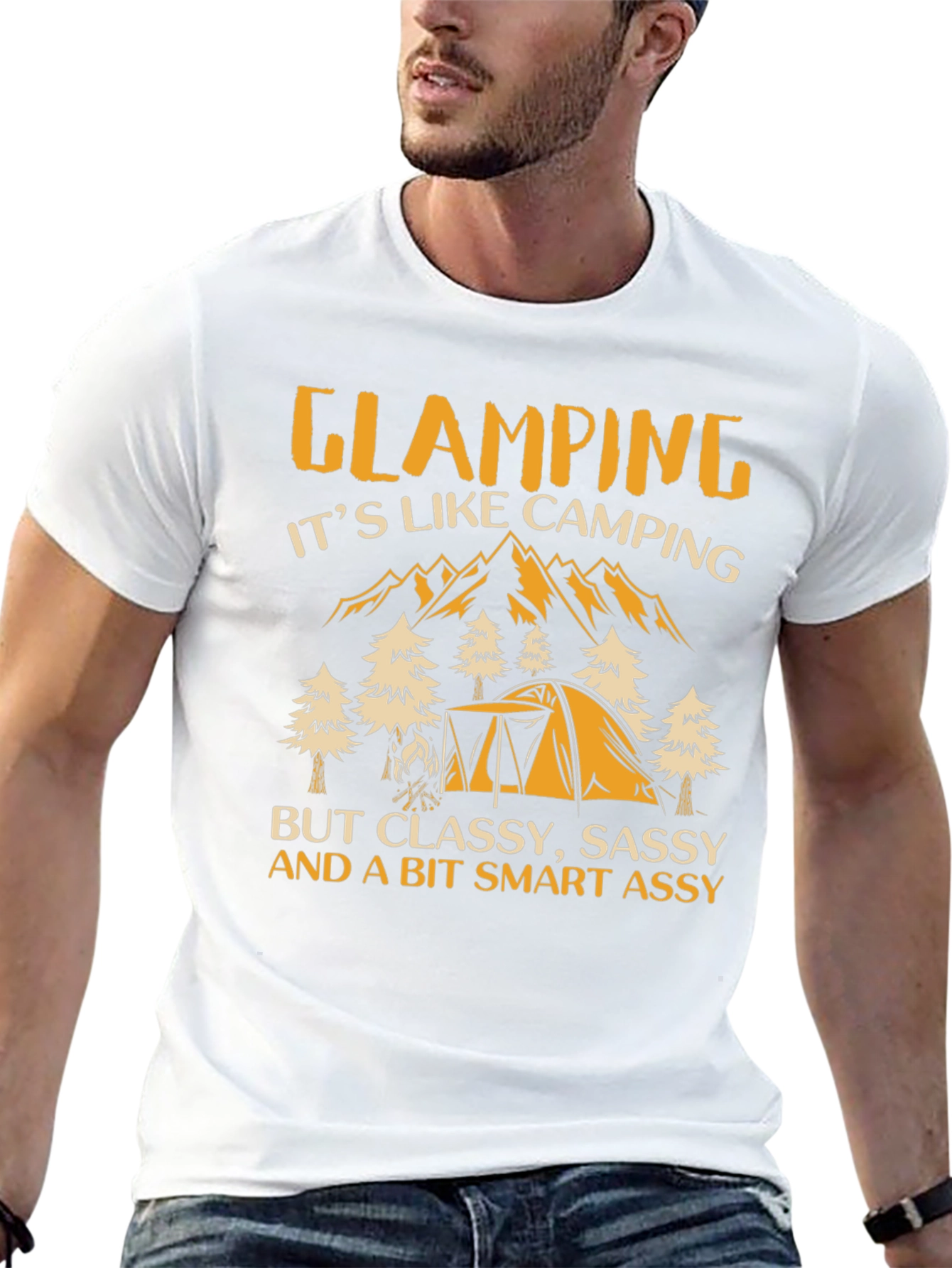 Glamping Graphic Tee: Classy Sassy Smart Assy