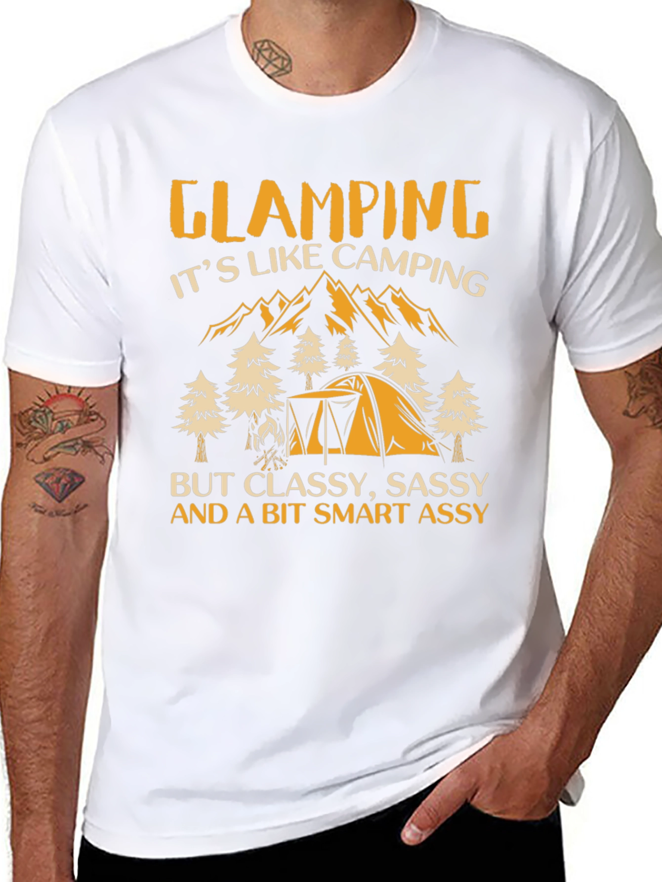 Glamping Graphic Tee: Classy Sassy Smart Assy