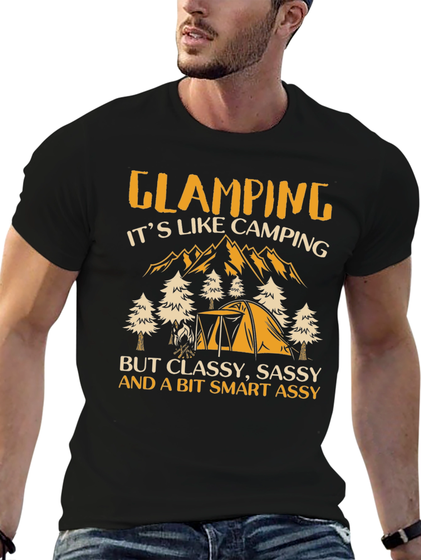 Glamping Graphic Tee: Classy Sassy Smart Assy