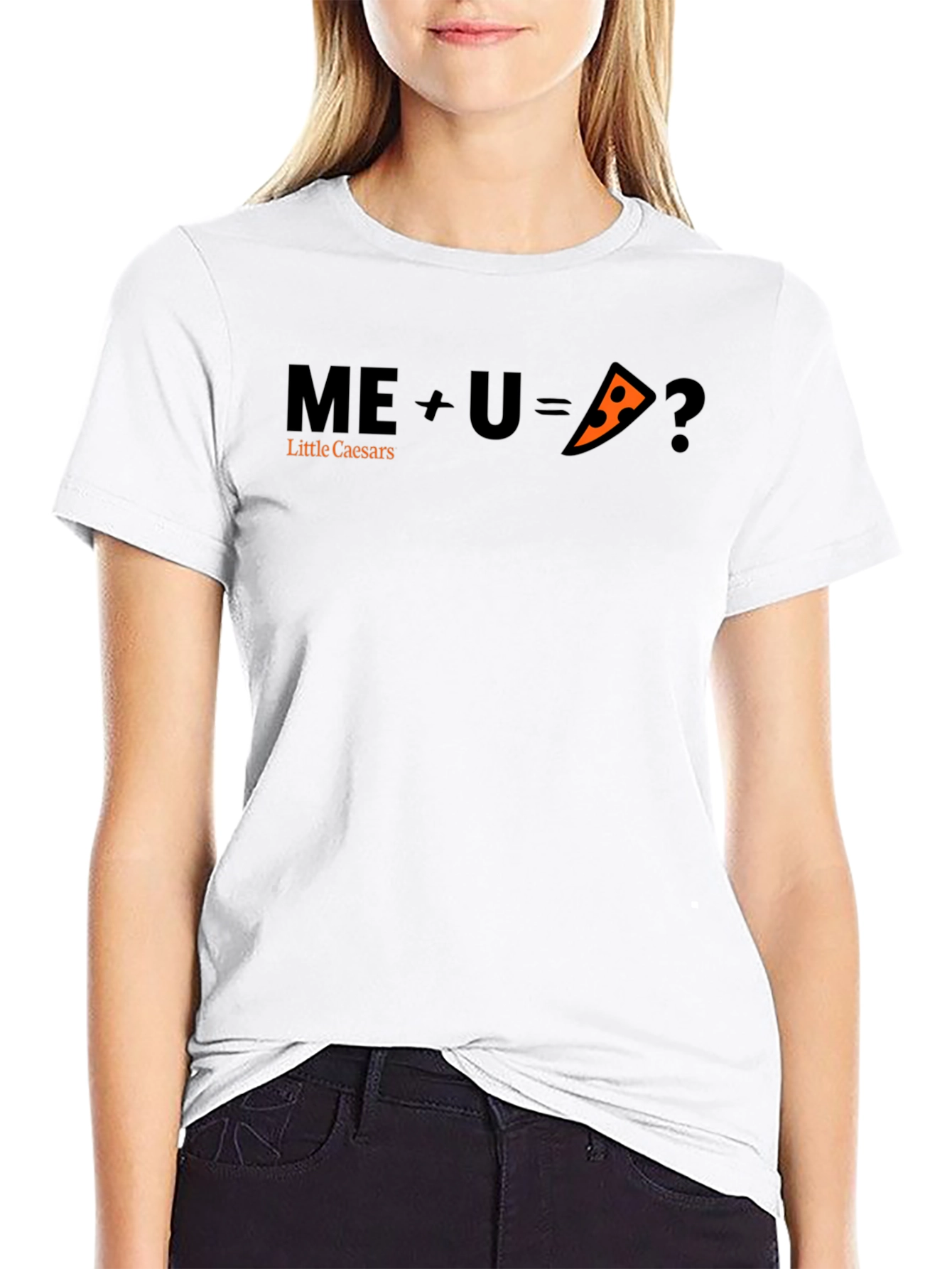 Little Caesars ME+U=Pizza Graphic T-Shirt