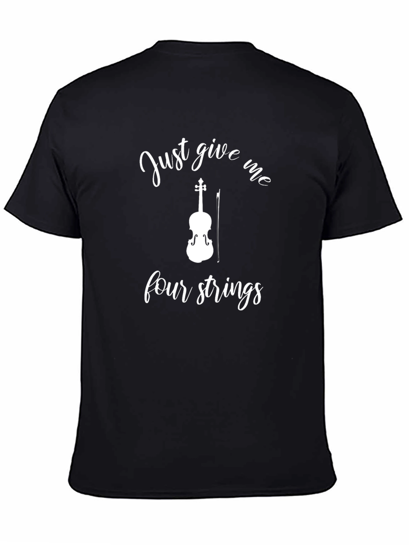 Violin Four Strings Graphic T-Shirt