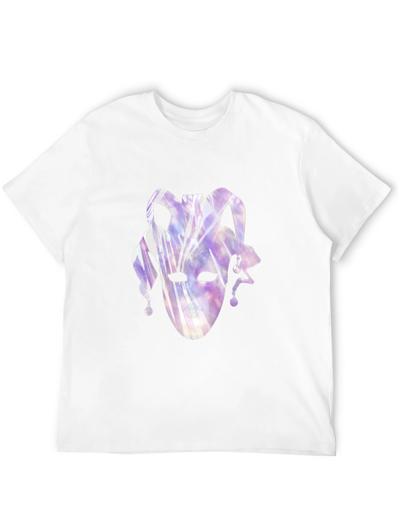 Jester Mask Graphic Black T-Shirt
