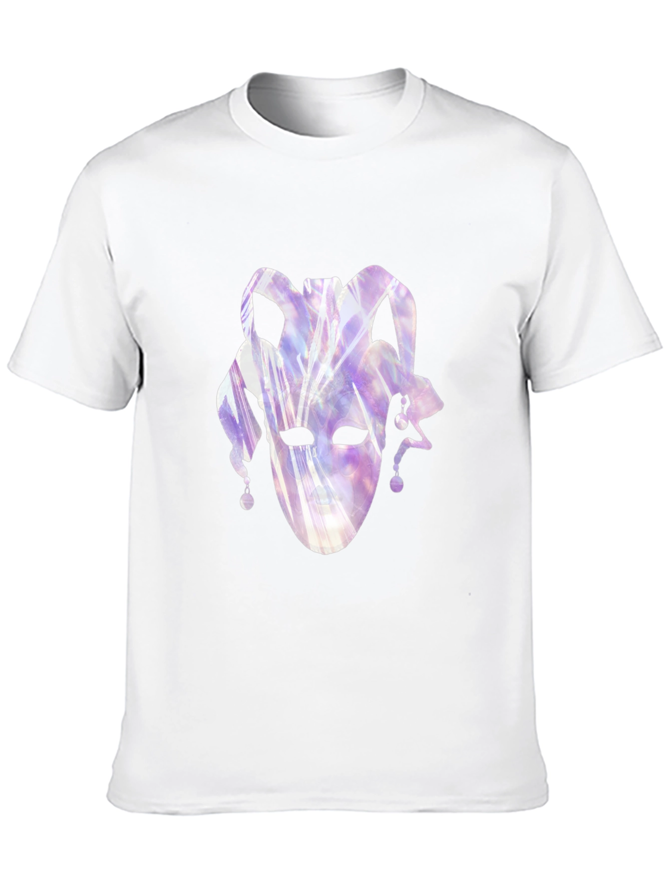 Jester Mask Graphic Black T-Shirt