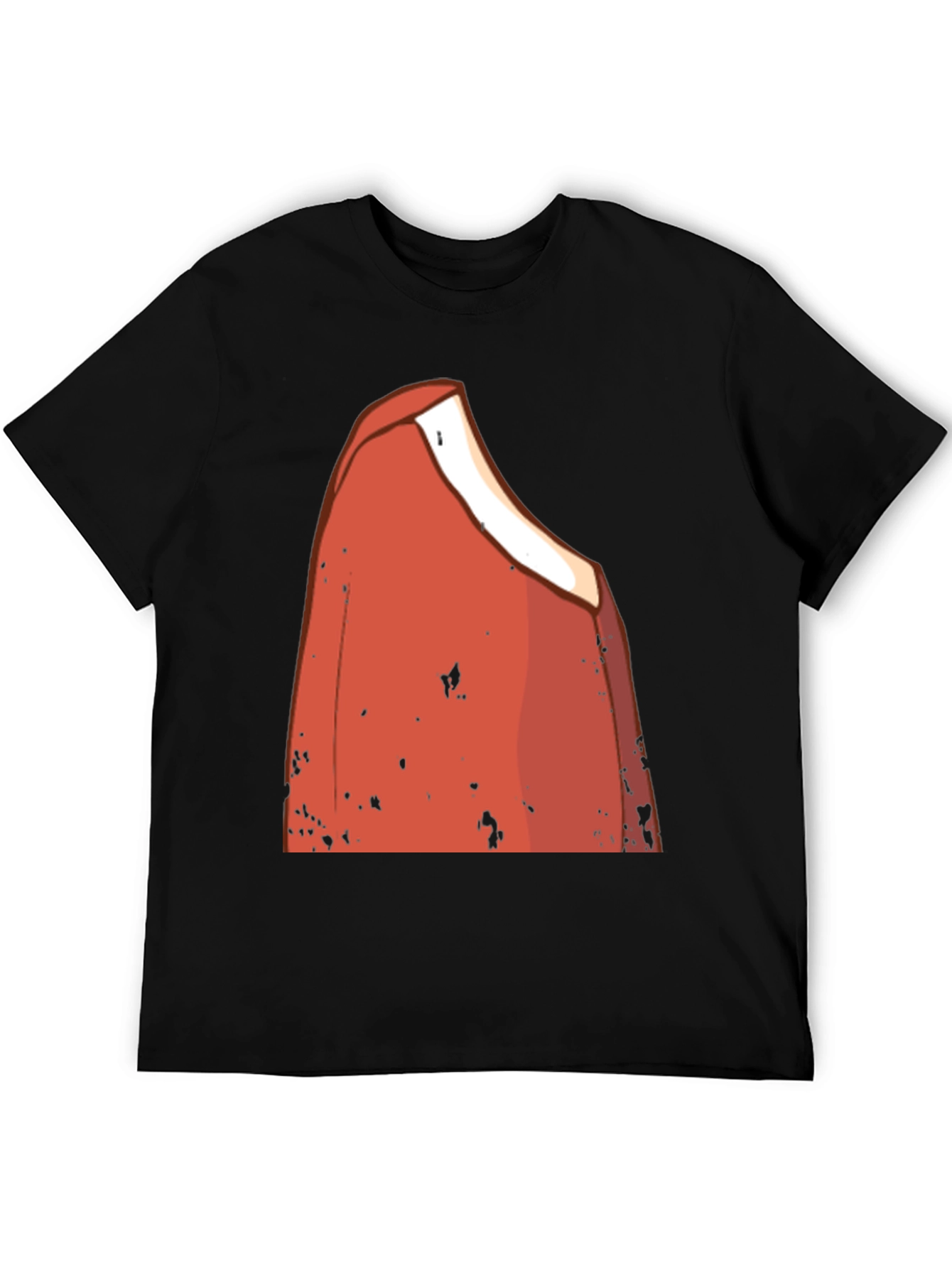 Retro Cartoon Graphic Tee - Black