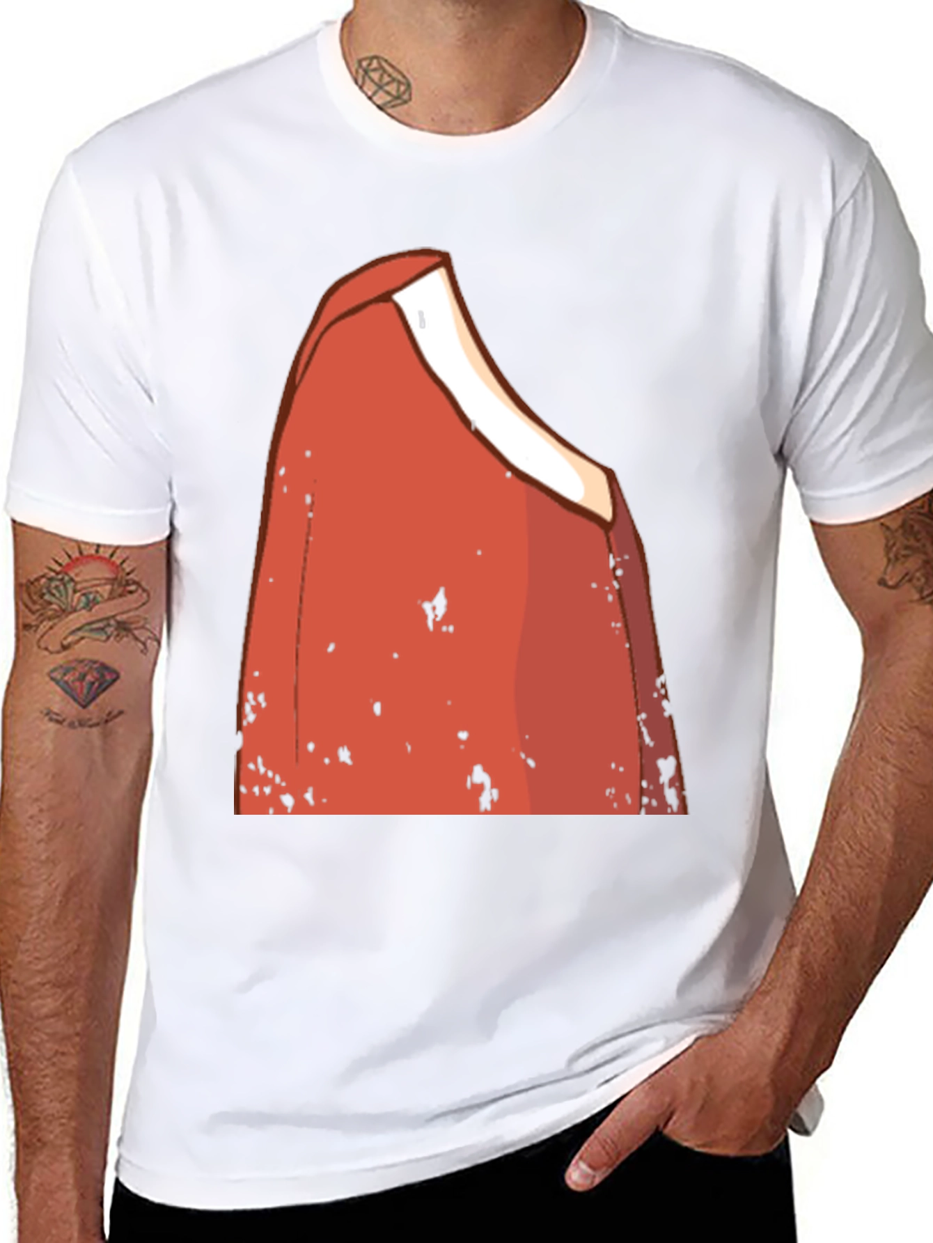 Retro Cartoon Graphic Tee - Black