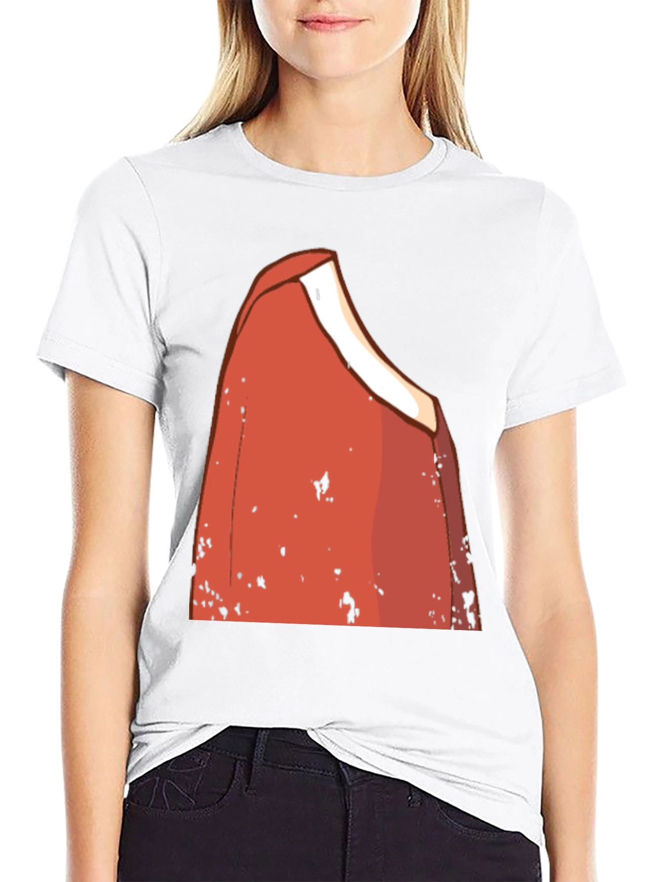 Retro Cartoon Graphic Tee - Black