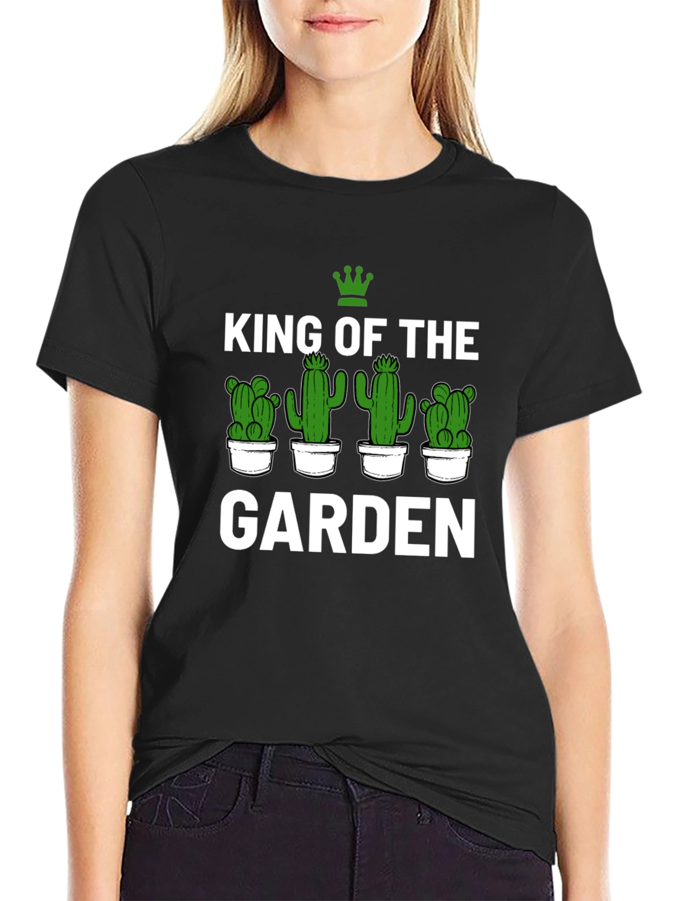 King of the Garden Cactus T-Shirt