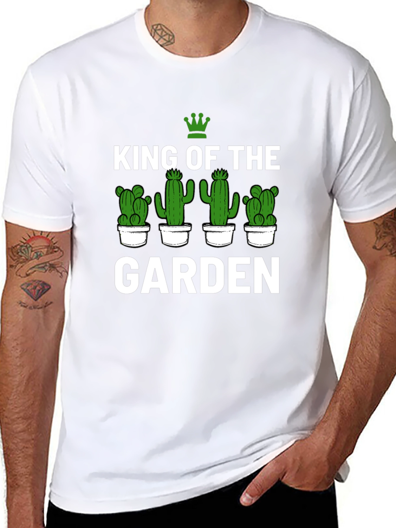 King of the Garden Cactus T-Shirt