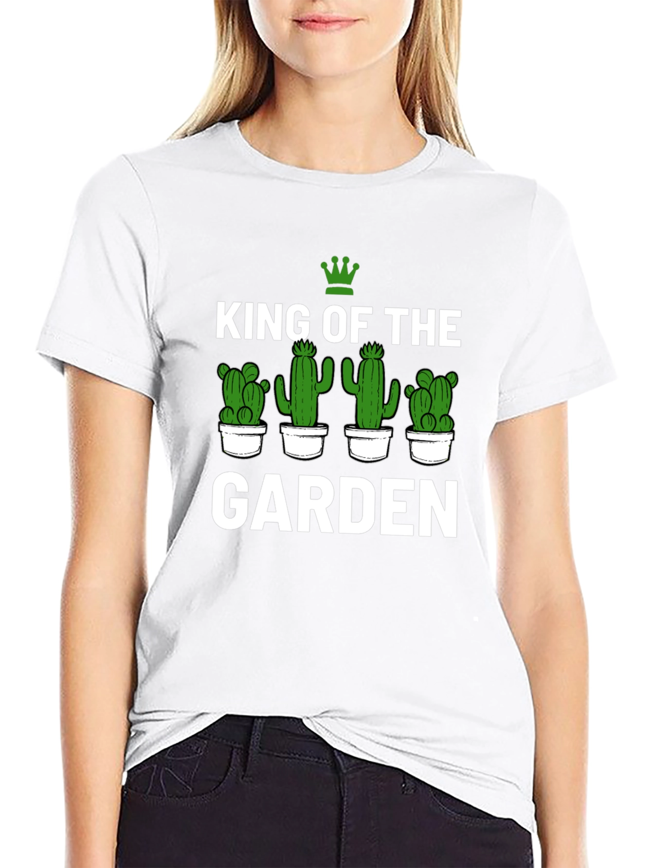 King of the Garden Cactus T-Shirt