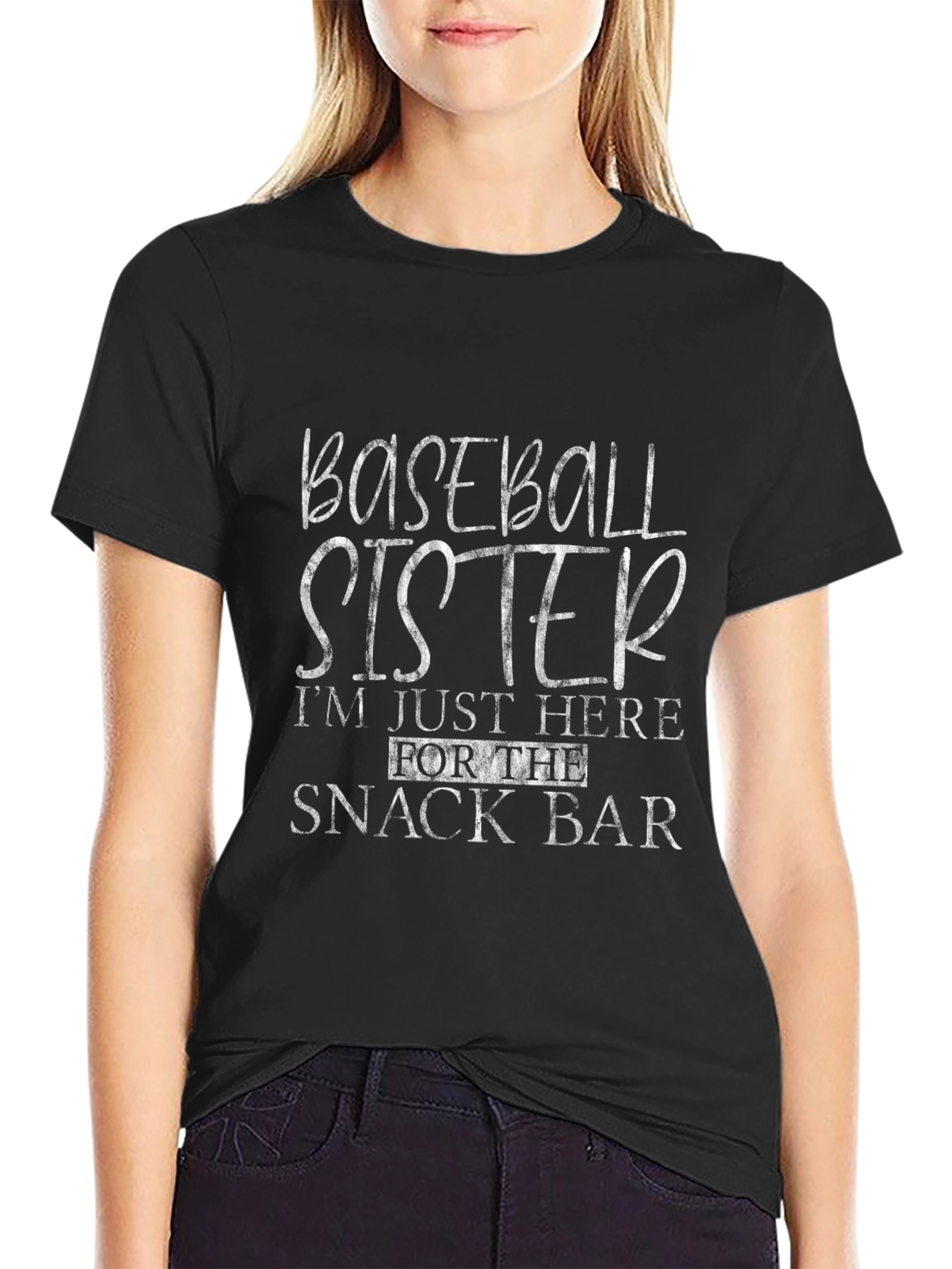 Baseball Sister Snack Bar Tee