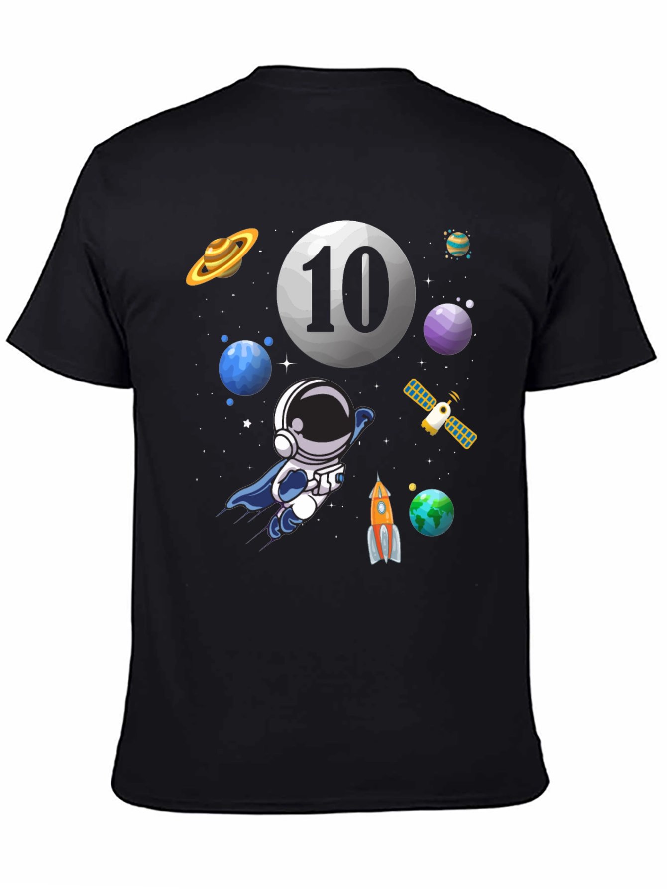Astronaut 10th Birthday T-Shirt