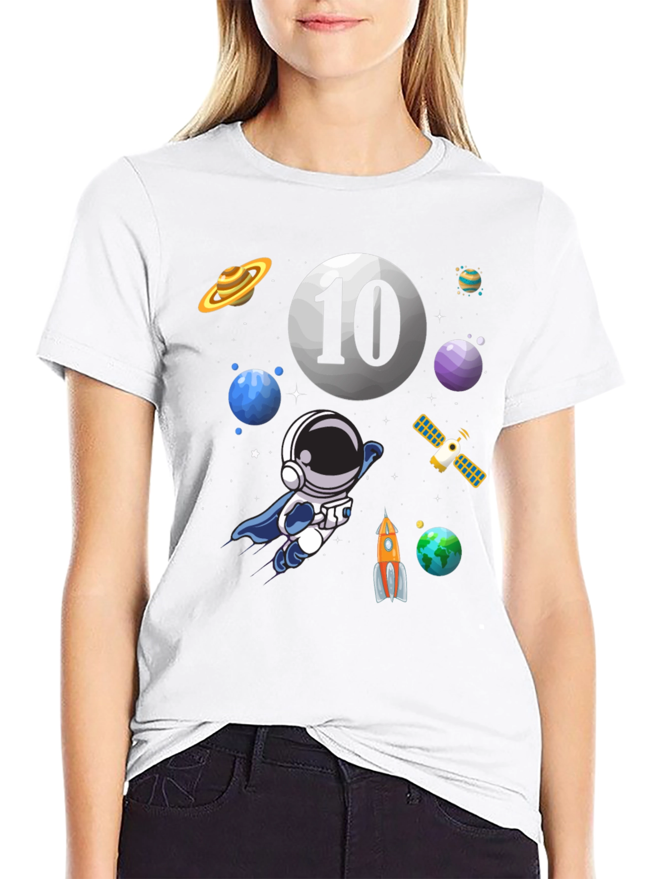 Astronaut 10th Birthday T-Shirt