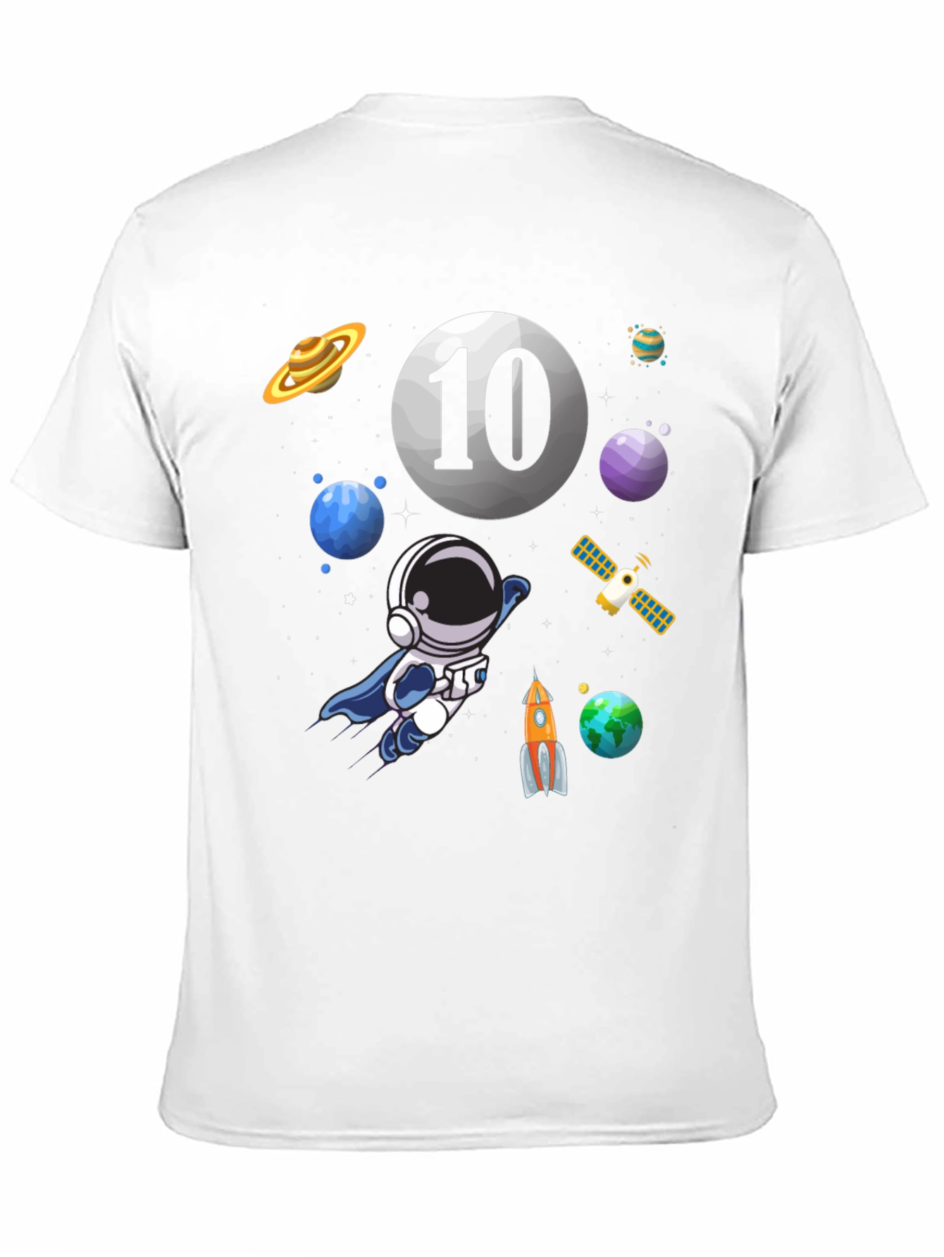 Astronaut 10th Birthday T-Shirt