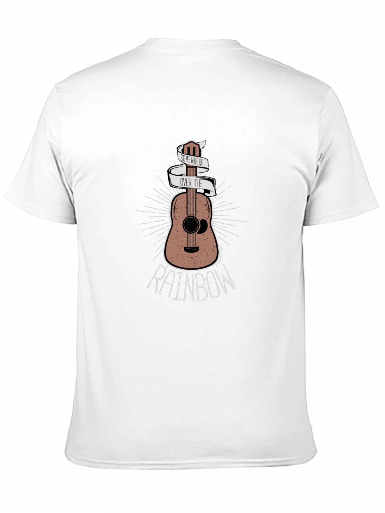 Guitar Over the Rainbow Graphic Tee