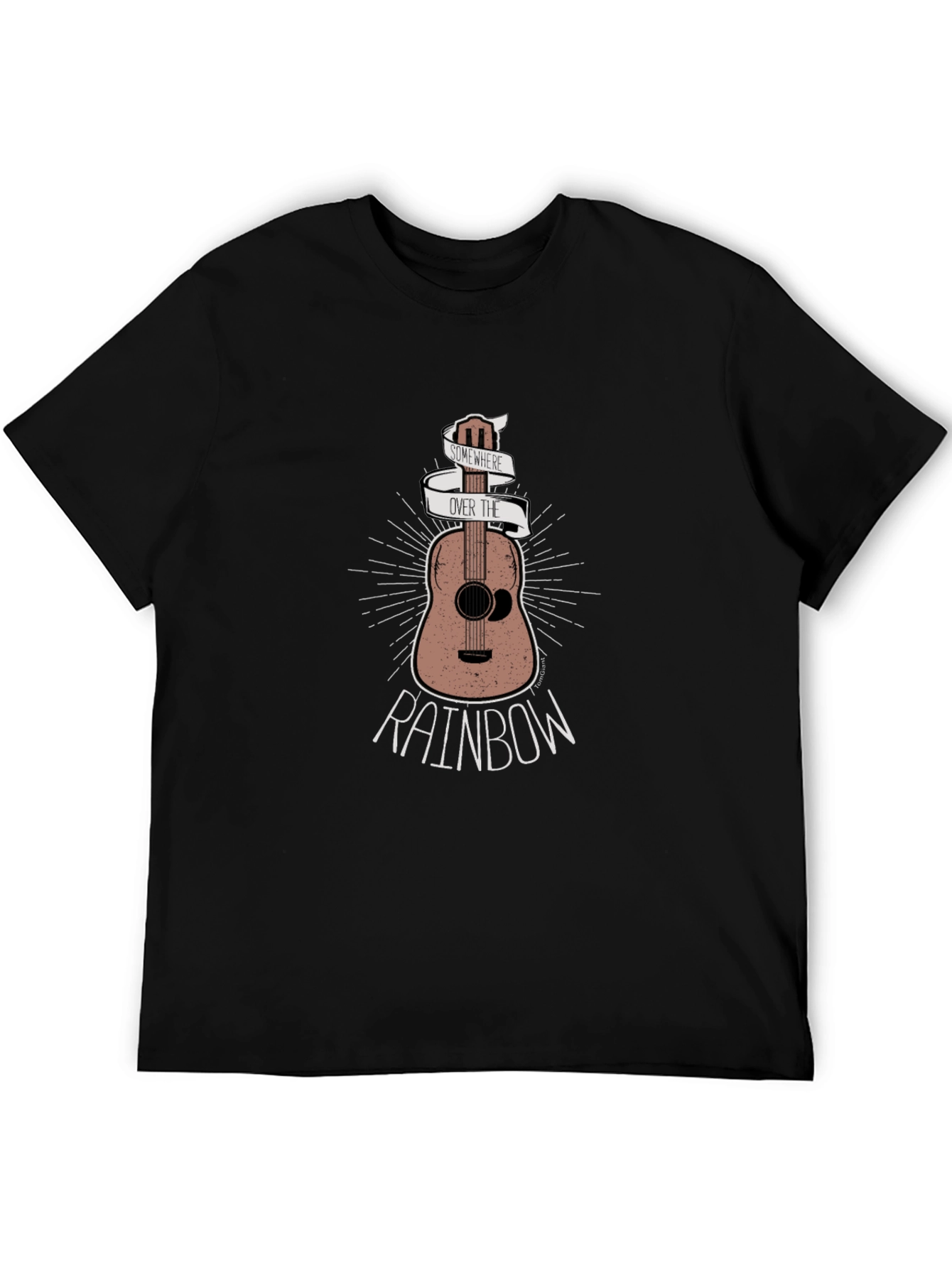 Guitar Over the Rainbow Graphic Tee