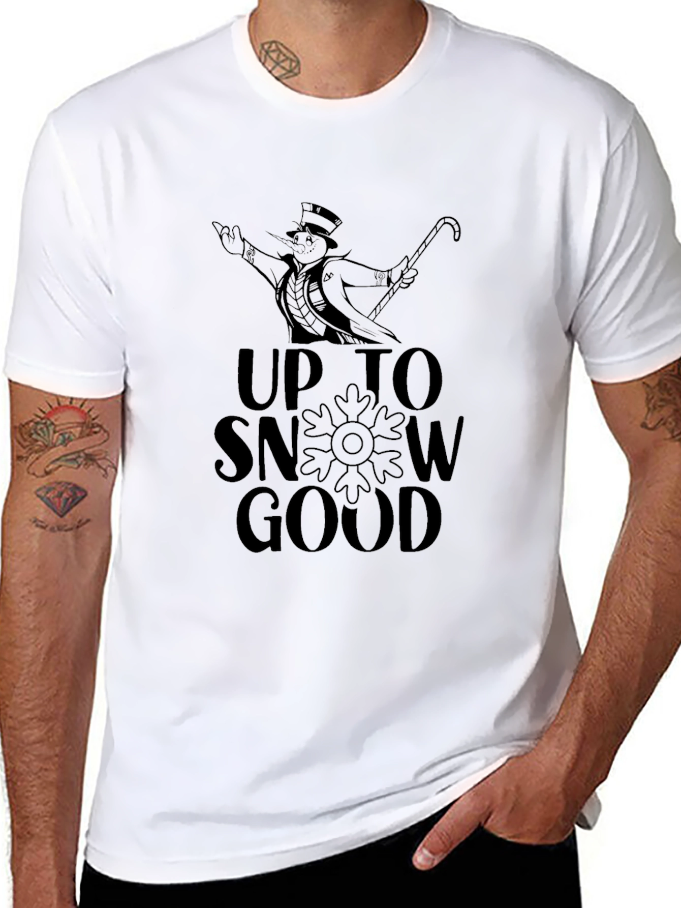 Up To Snow Good Holiday T-Shirt