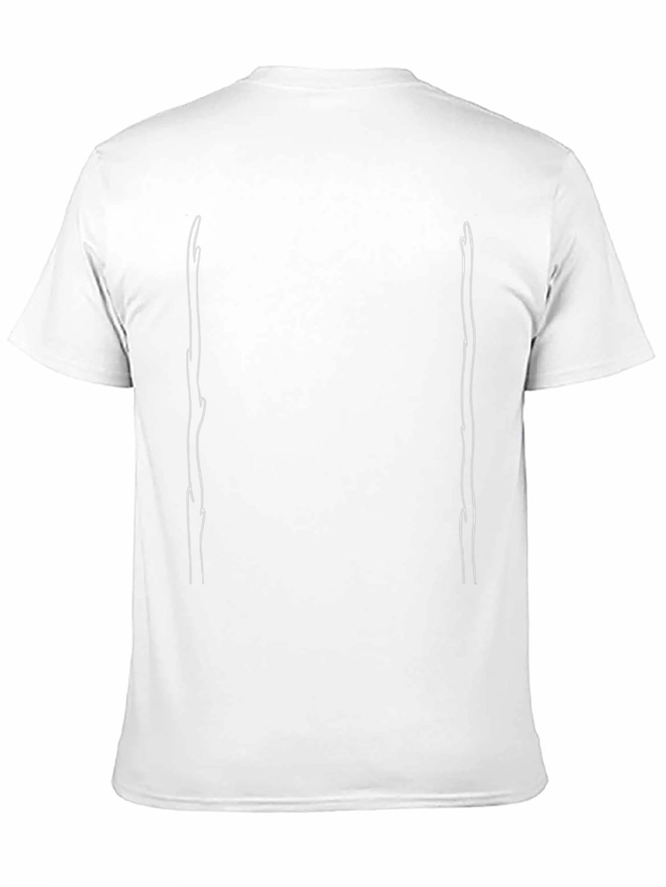 Minimalist Stick Figure Art Black T-Shirt