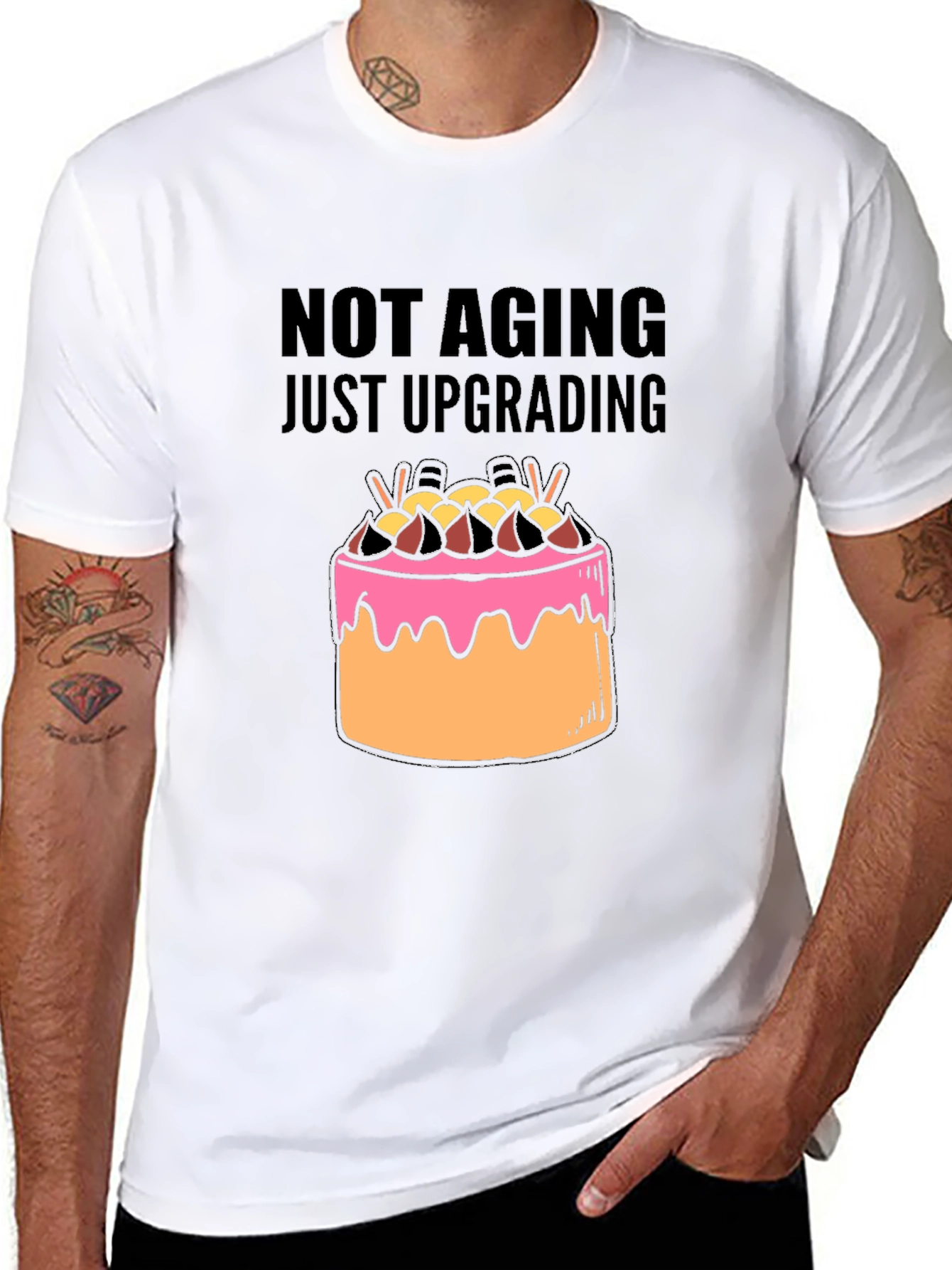 Not Aging Just Upgrading T-Shirt