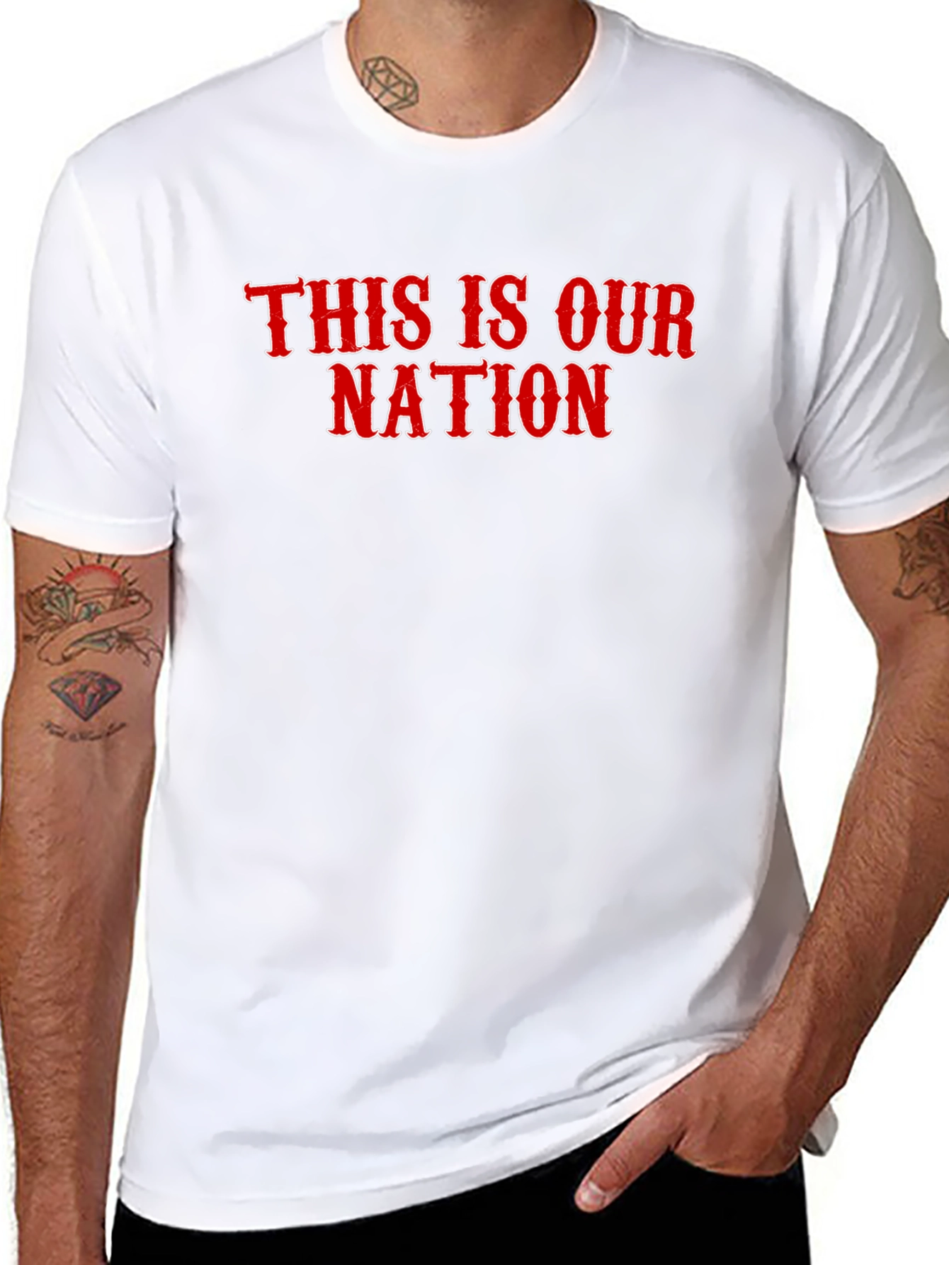 This is Our Nation Graphic Tee - Black