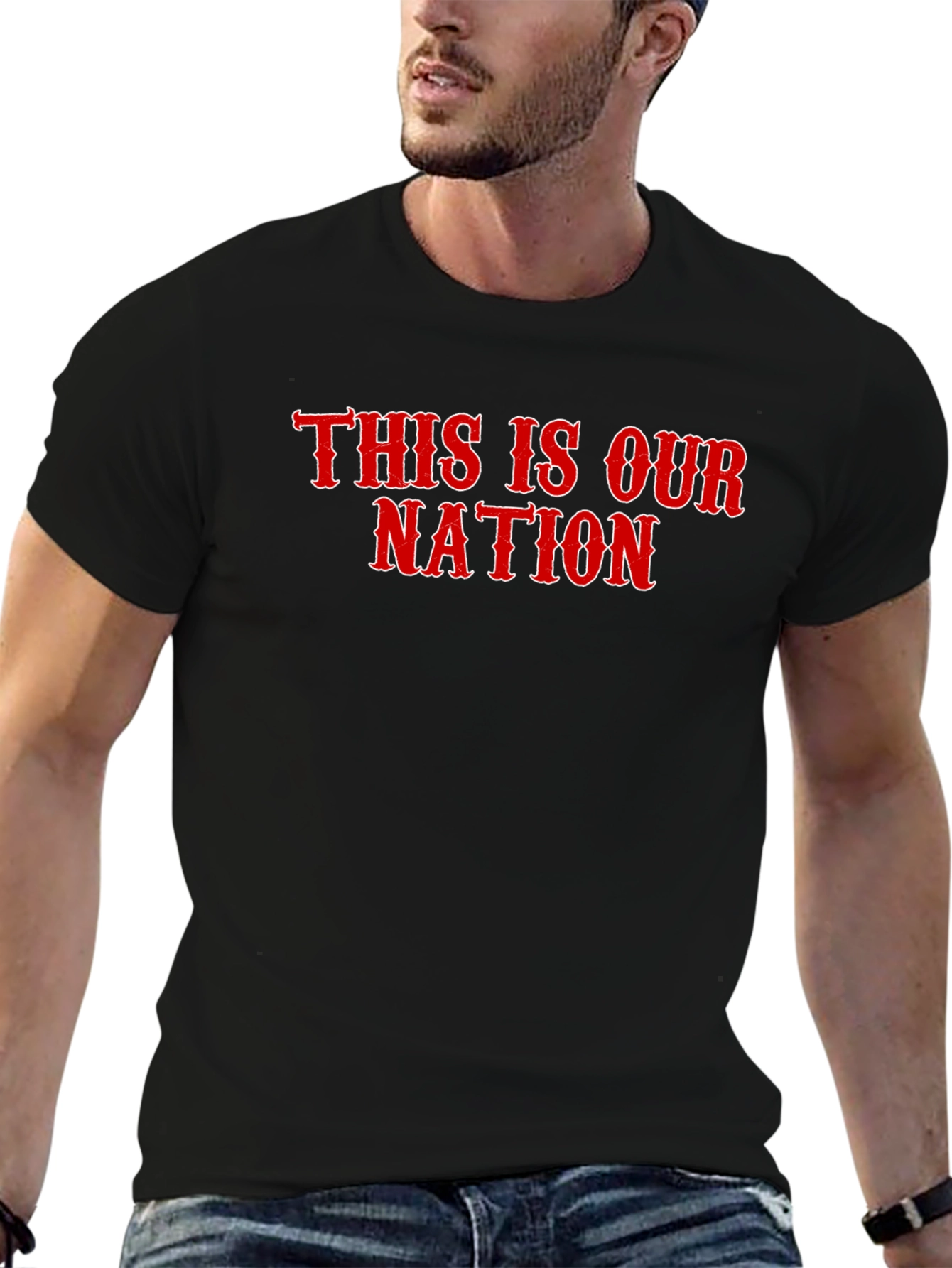 This is Our Nation Graphic Tee - Black