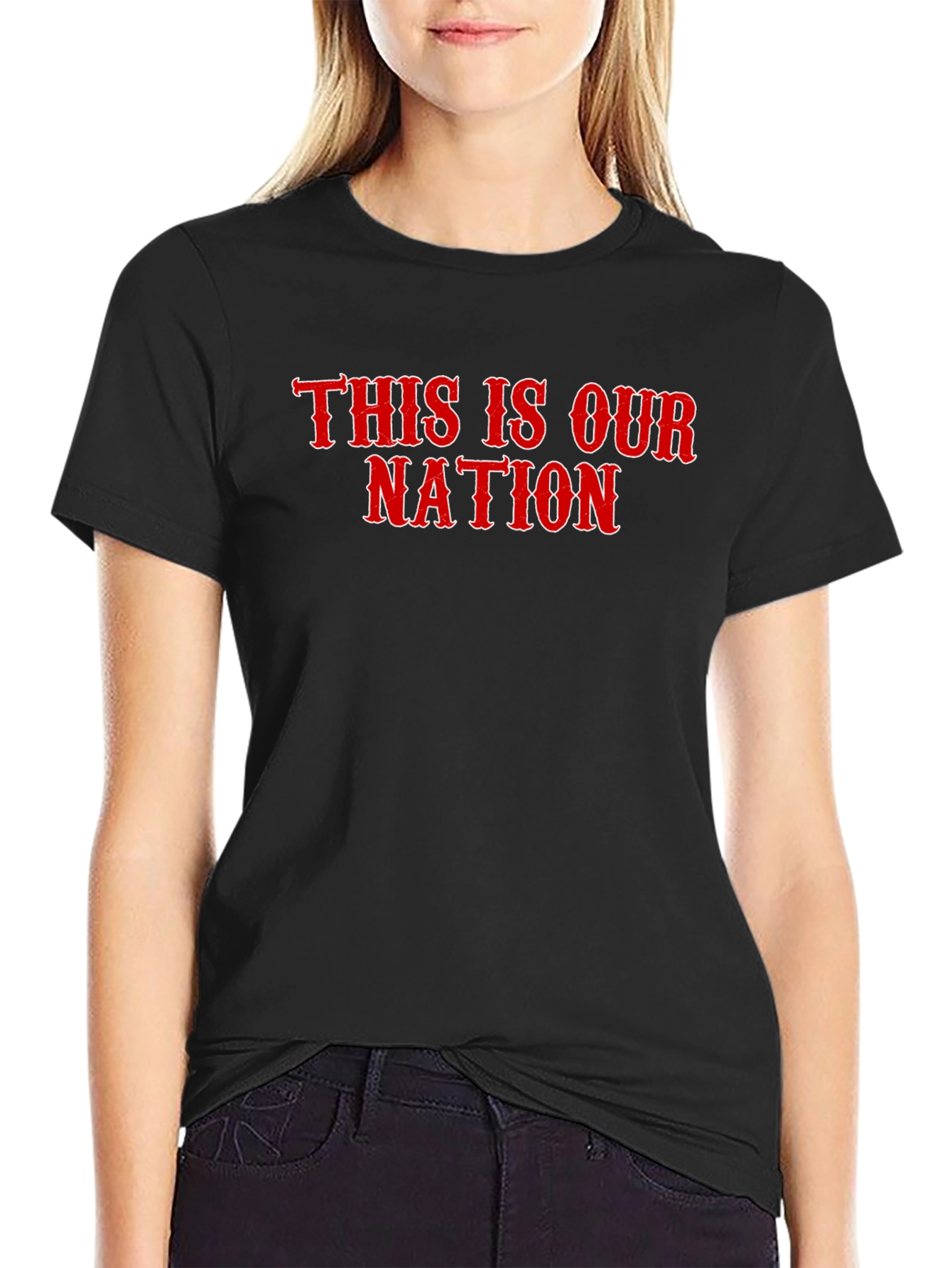 This is Our Nation Graphic Tee - Black