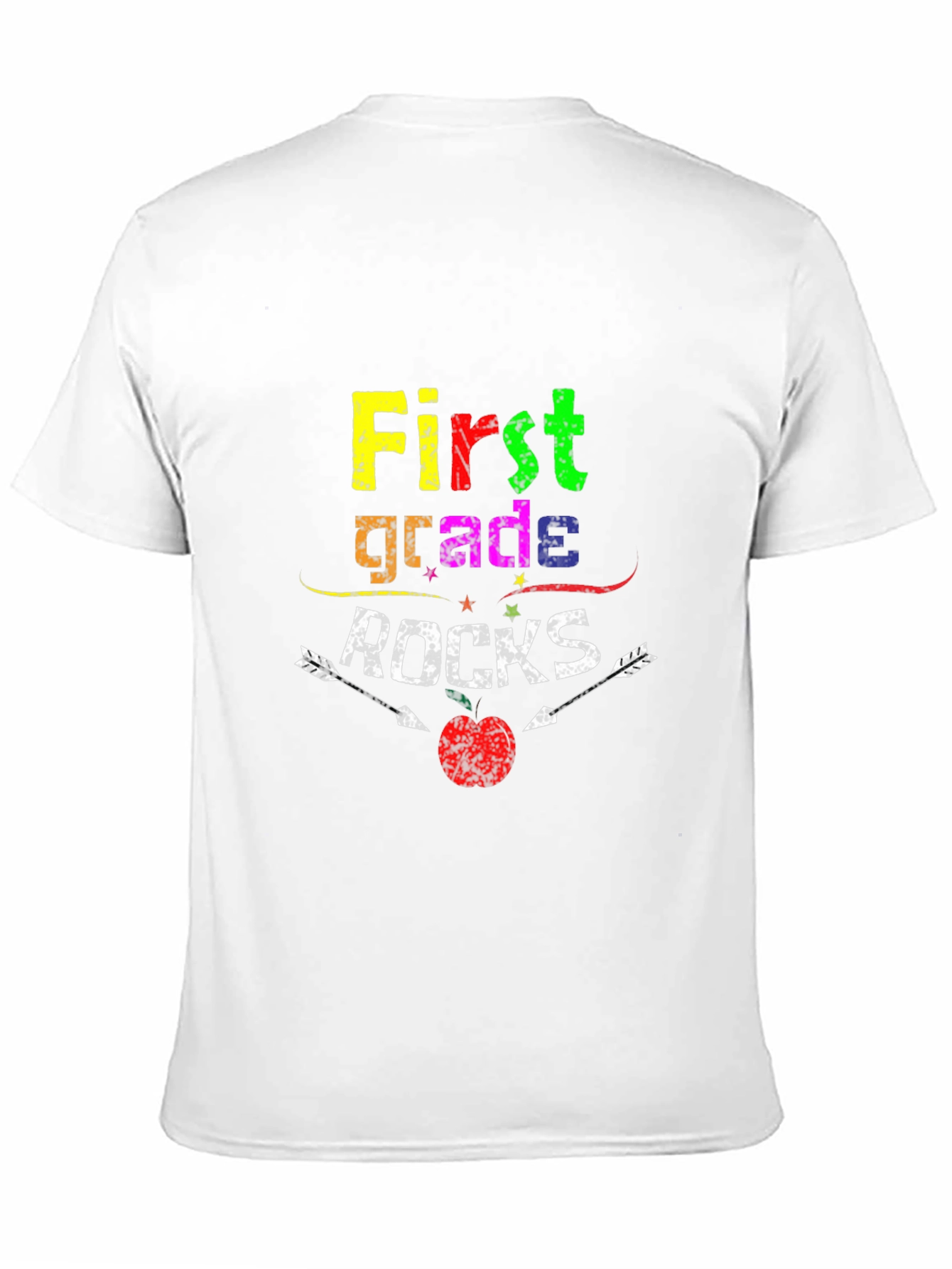 First Grade Rocks Black T-Shirt