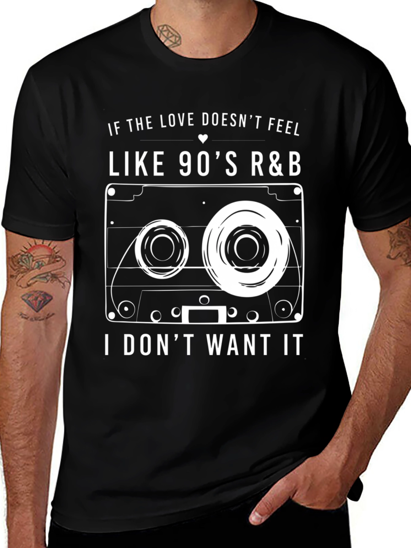 90s R&B Cassette Tape T-Shirt