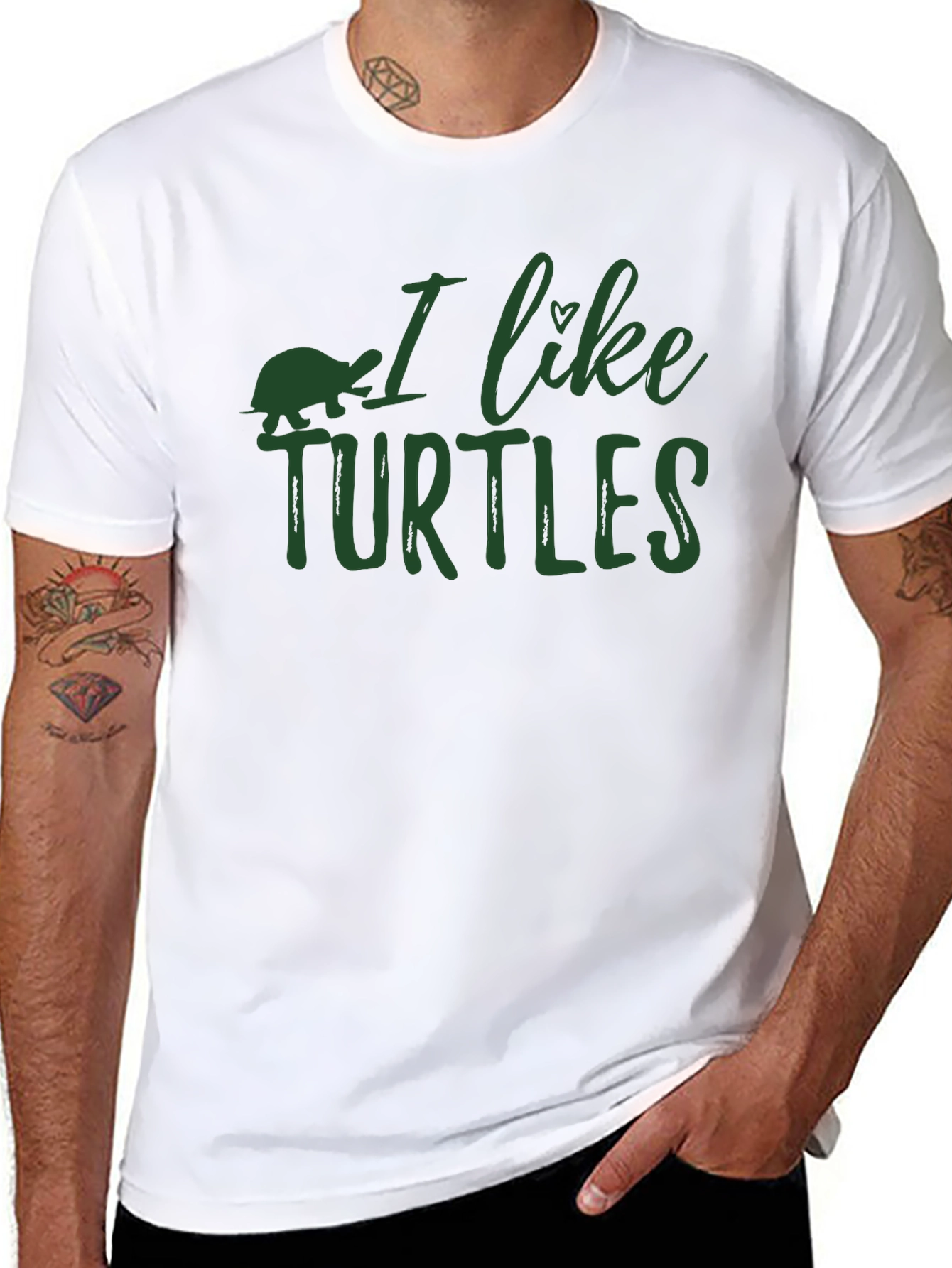I Like Turtles Graphic T-Shirt