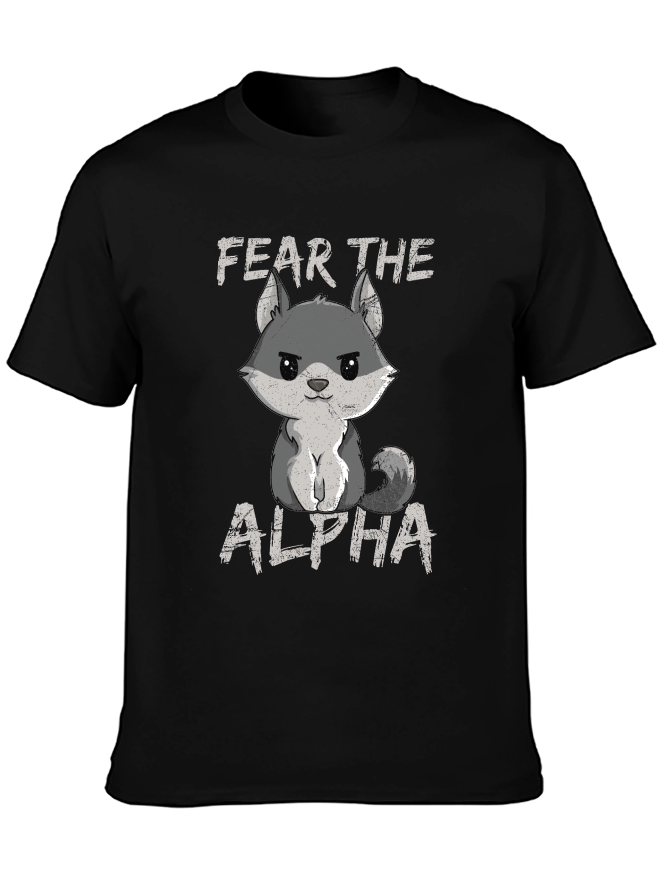 Fear The Alpha Wolf Graphic T-Shirt