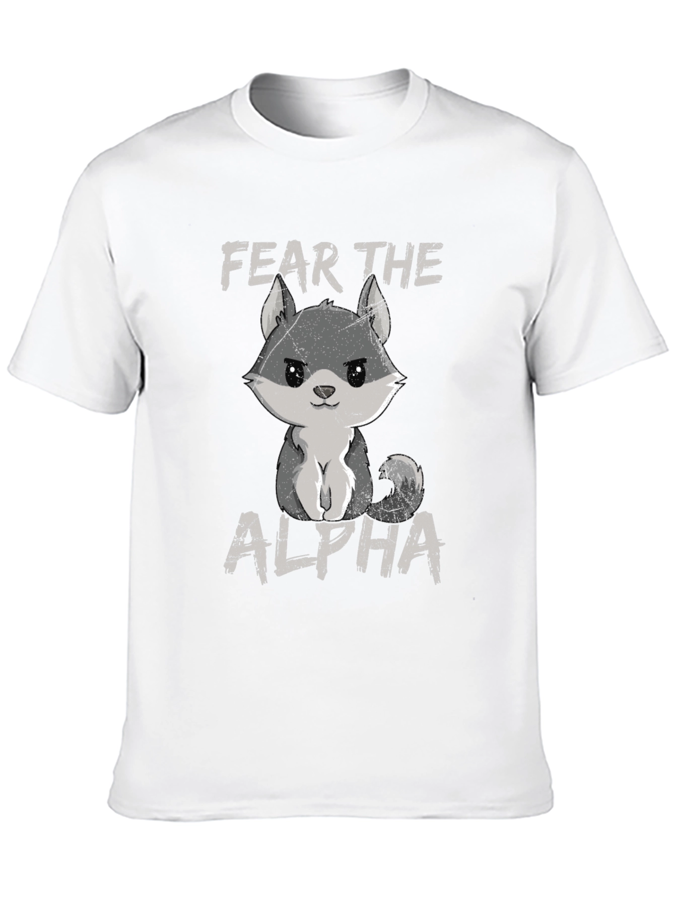 Fear The Alpha Wolf Graphic T-Shirt