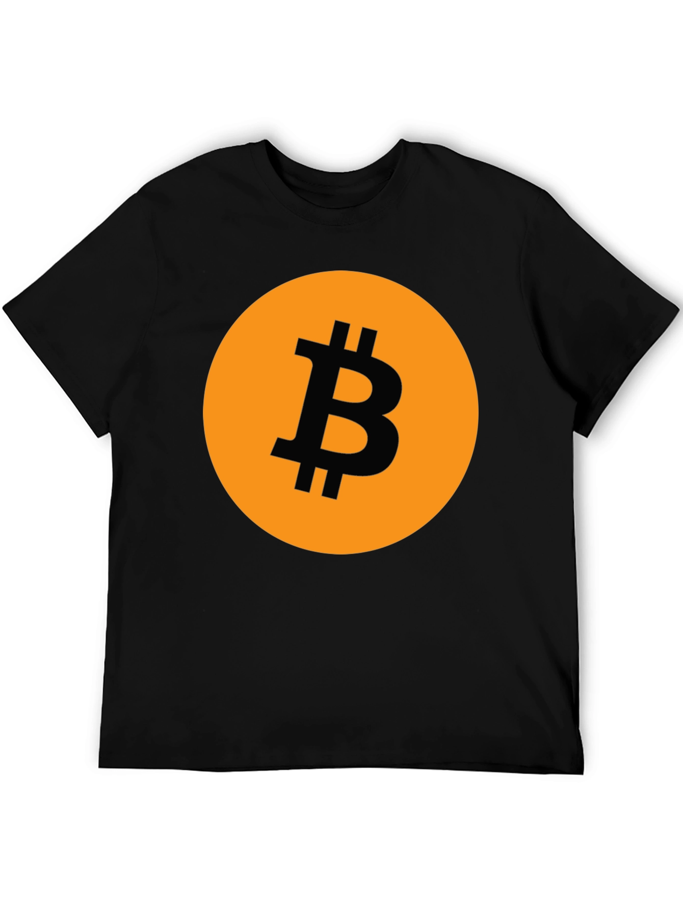 Bitcoin Logo Graphic Tee - Black