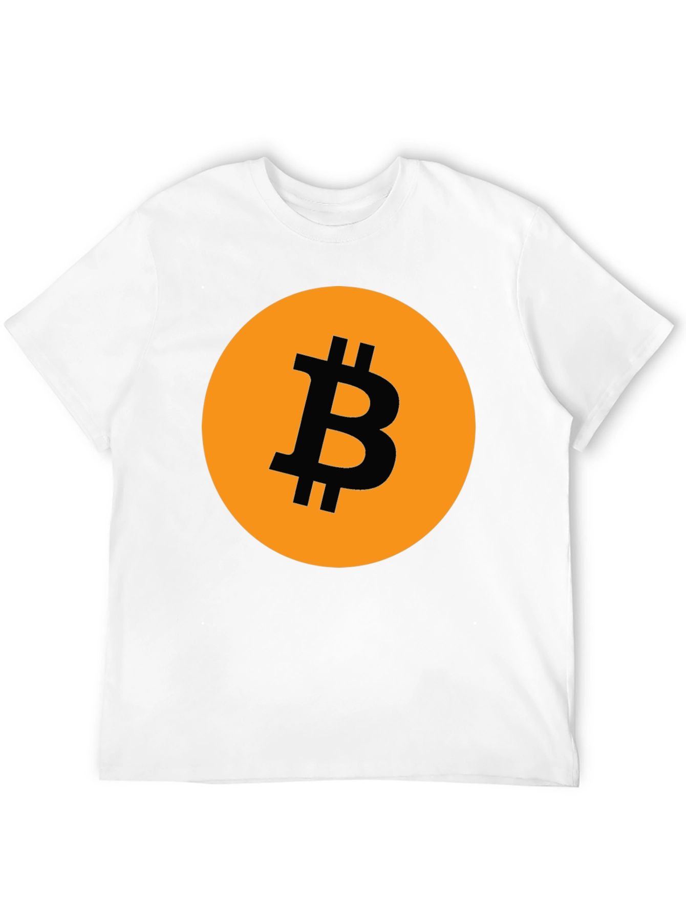 Bitcoin Logo Graphic Tee - Black
