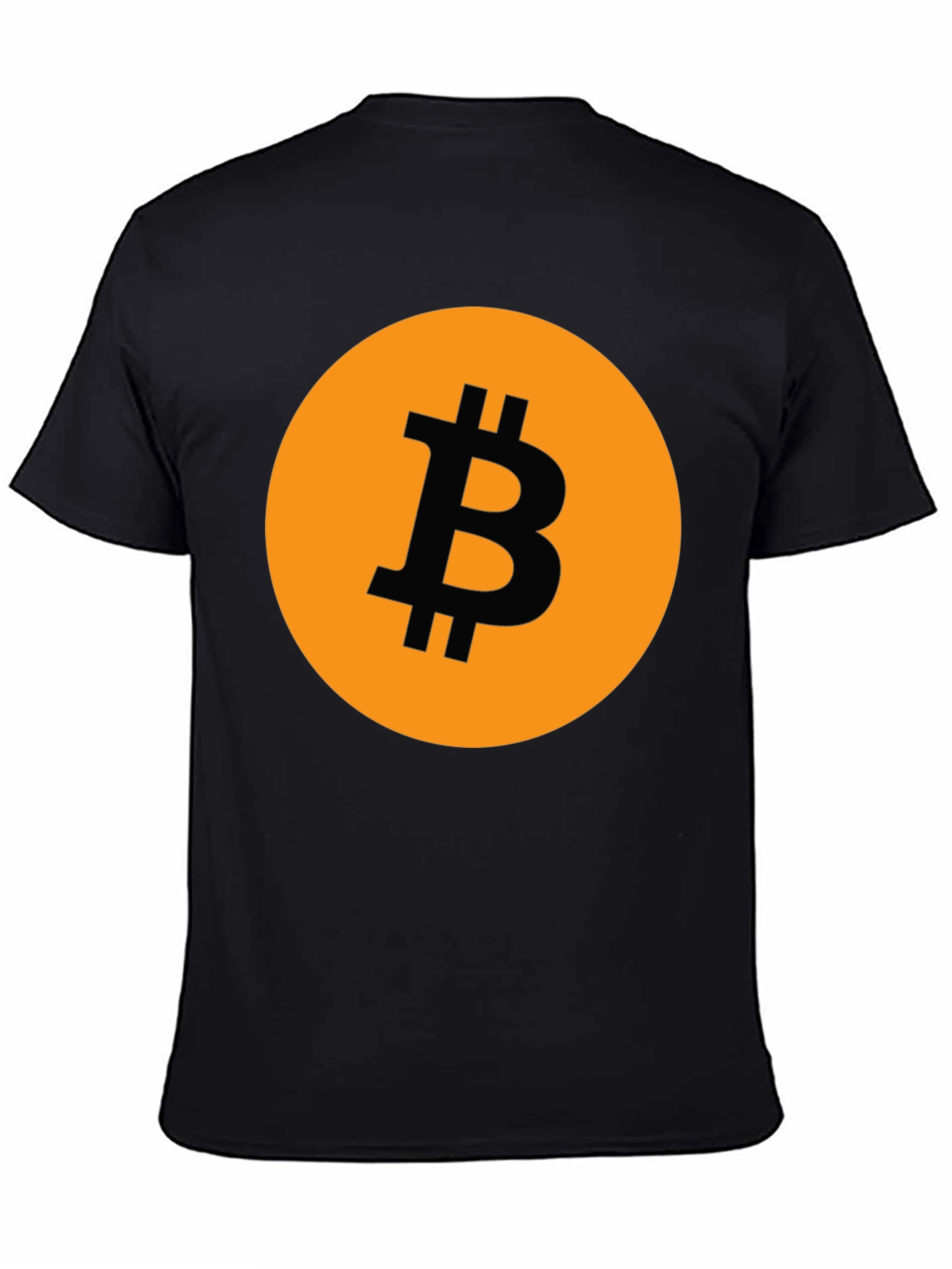 Bitcoin Logo Graphic Tee - Black