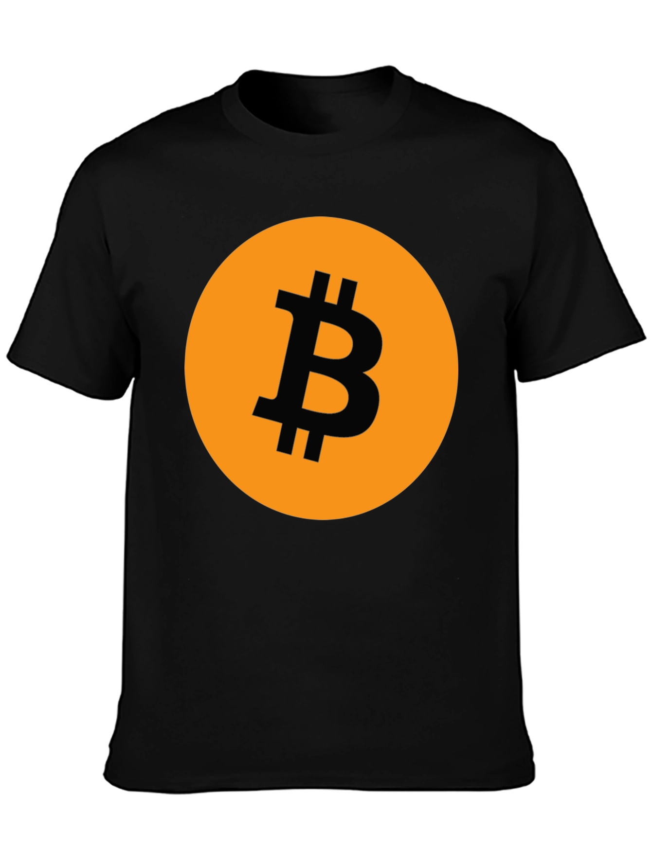 Bitcoin Logo Graphic Tee - Black