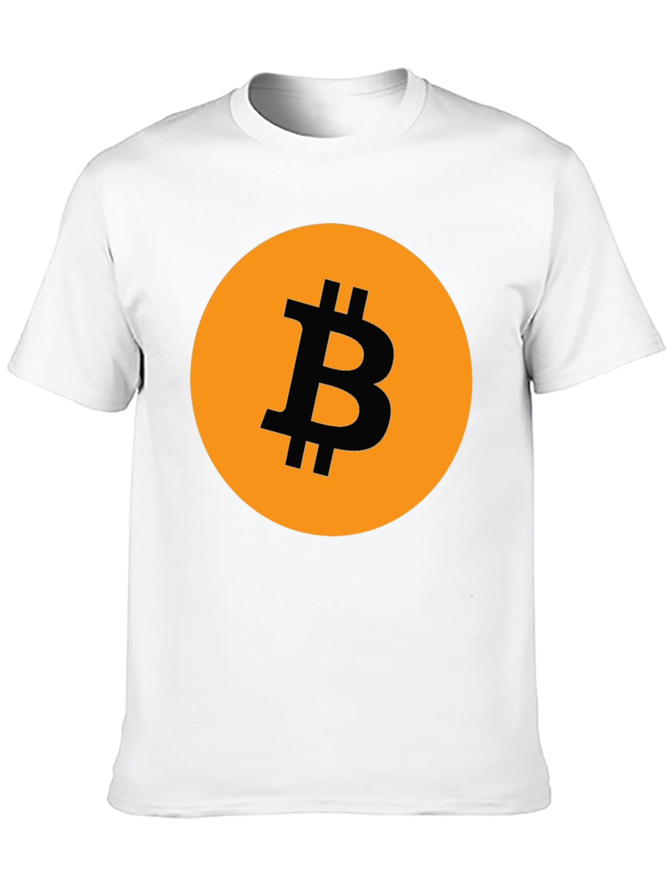 Bitcoin Logo Graphic Tee - Black