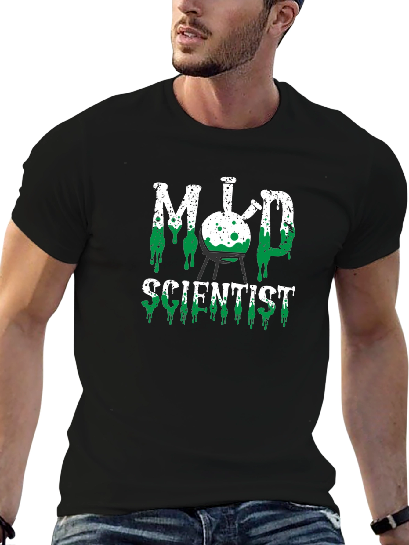 Mad Scientist Graphic Tee - Experiment in Style!