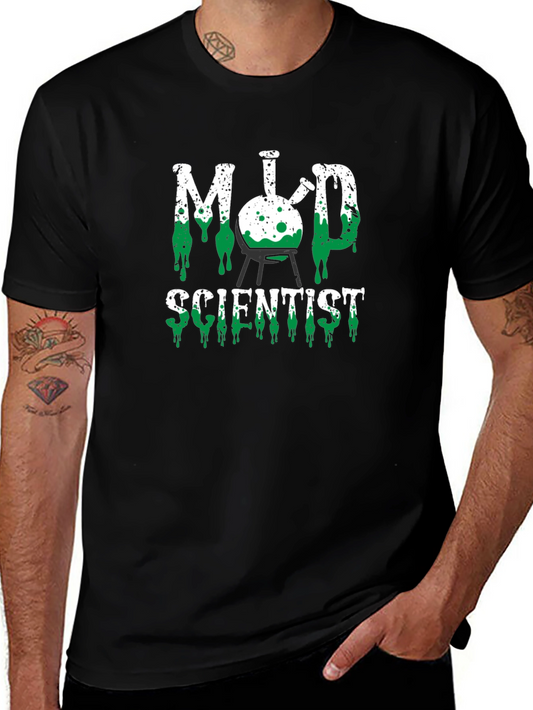 Mad Scientist Graphic Tee - Experiment in Style!