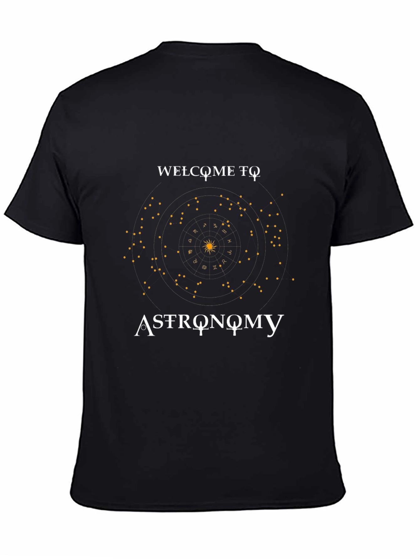 Astronomy Graphic T-Shirt - Celestial Star Design