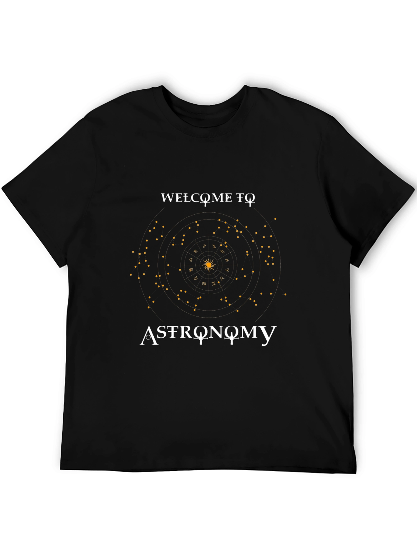 Astronomy Graphic T-Shirt - Celestial Star Design