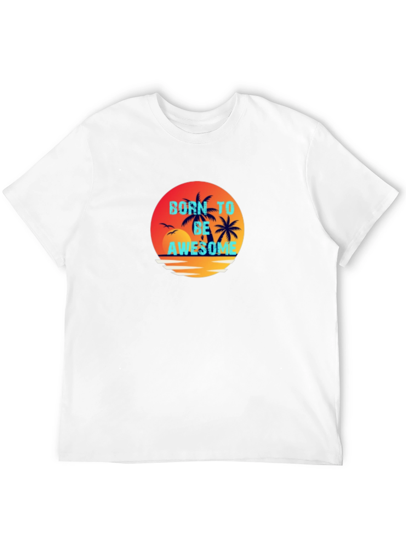 Born To Be Awesome Graphic Tee - Black