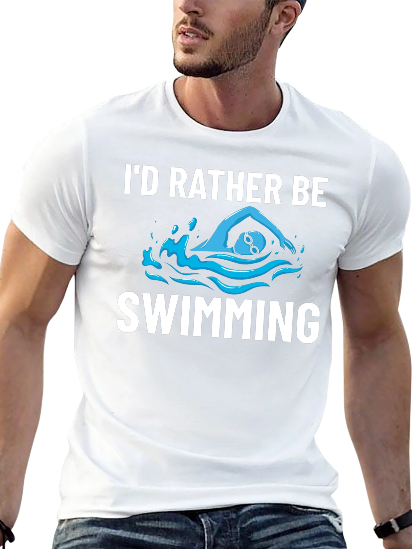 Id Rather Be Swimming T-Shirt