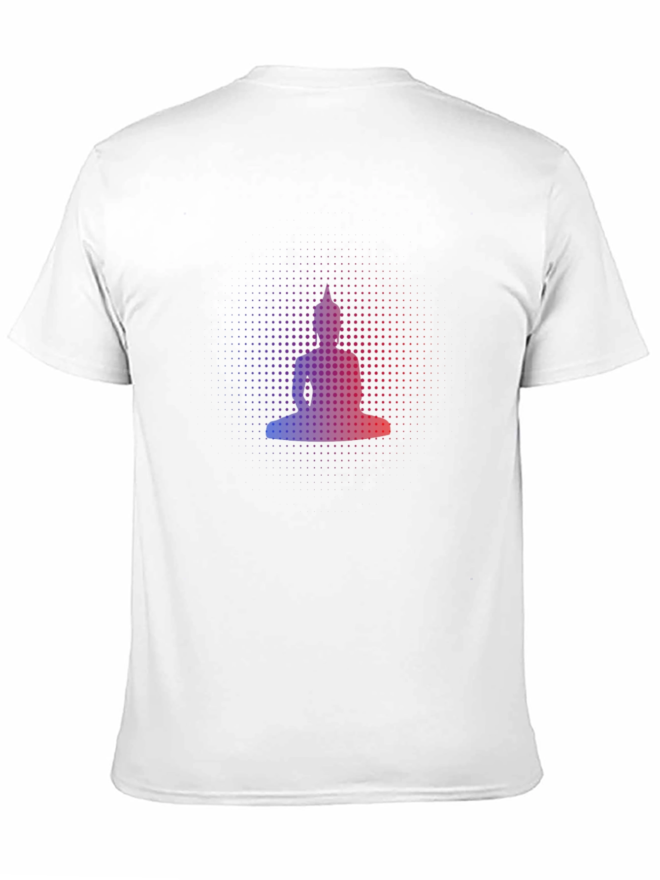 Buddha Silhouette Graphic Black T-Shirt