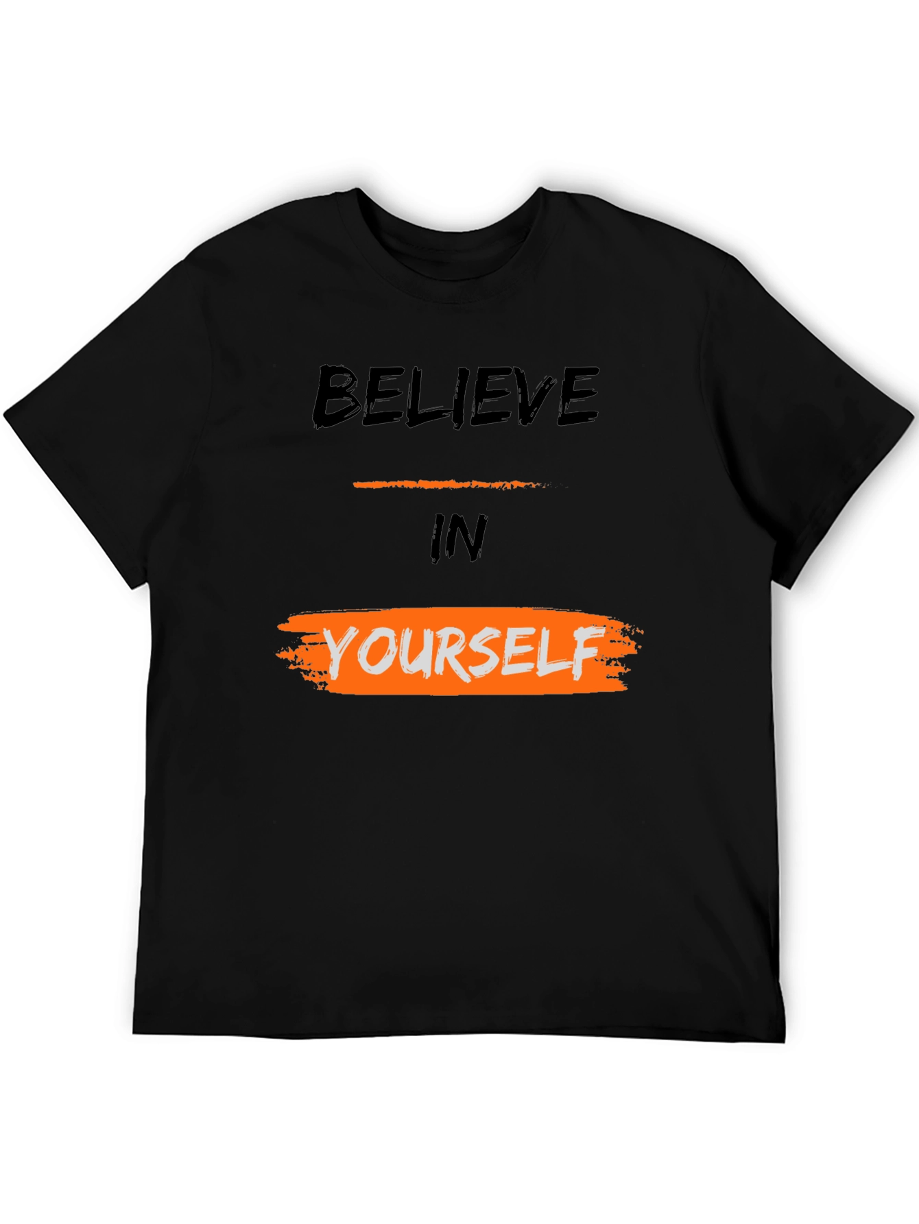 Believe in Yourself Graphic Tee - Black