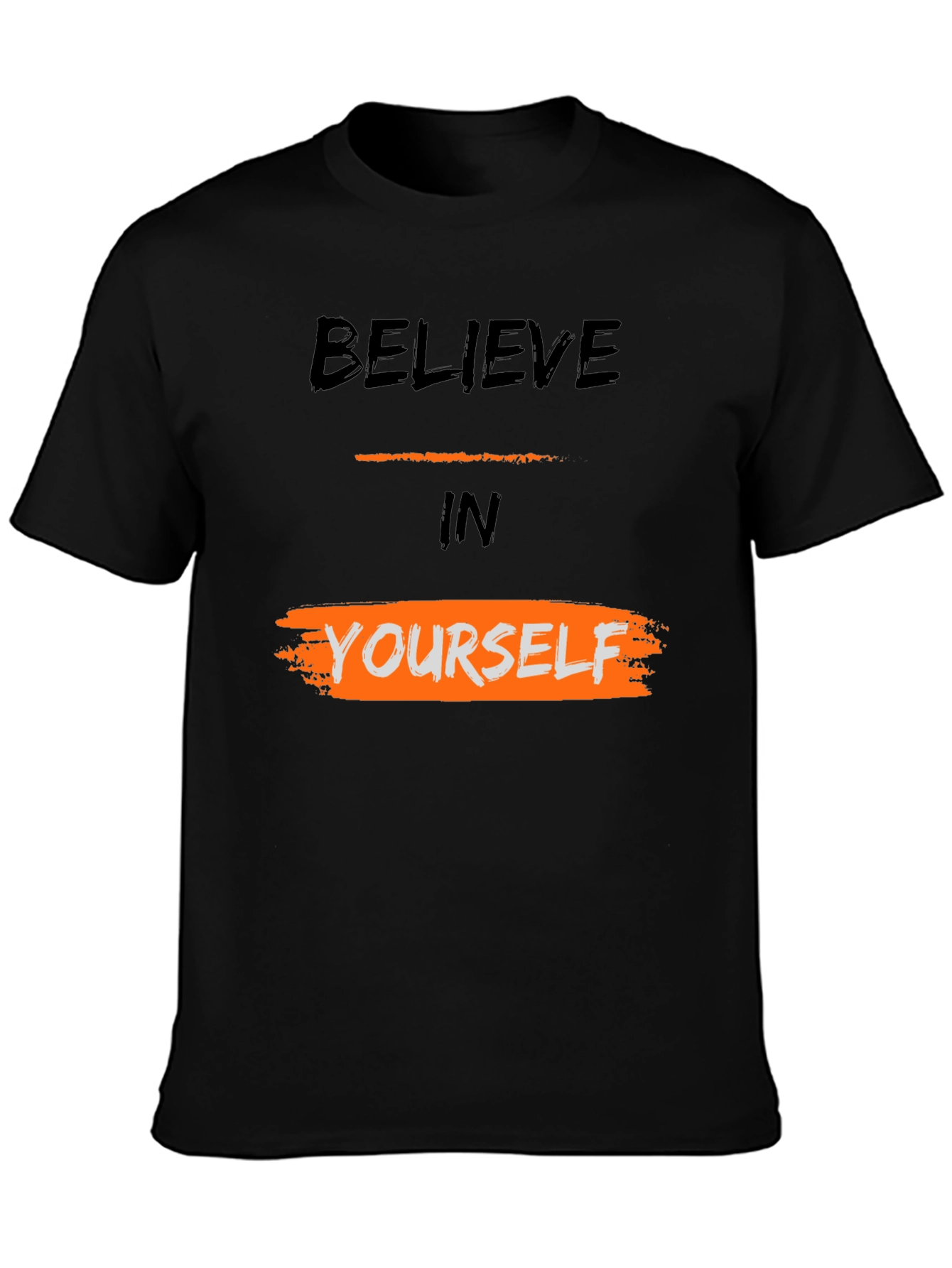 Believe in Yourself Graphic Tee - Black