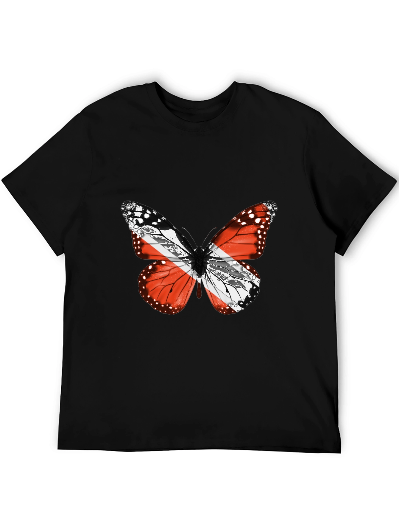 Butterfly Trinidad & Tobago Flag T-Shirt