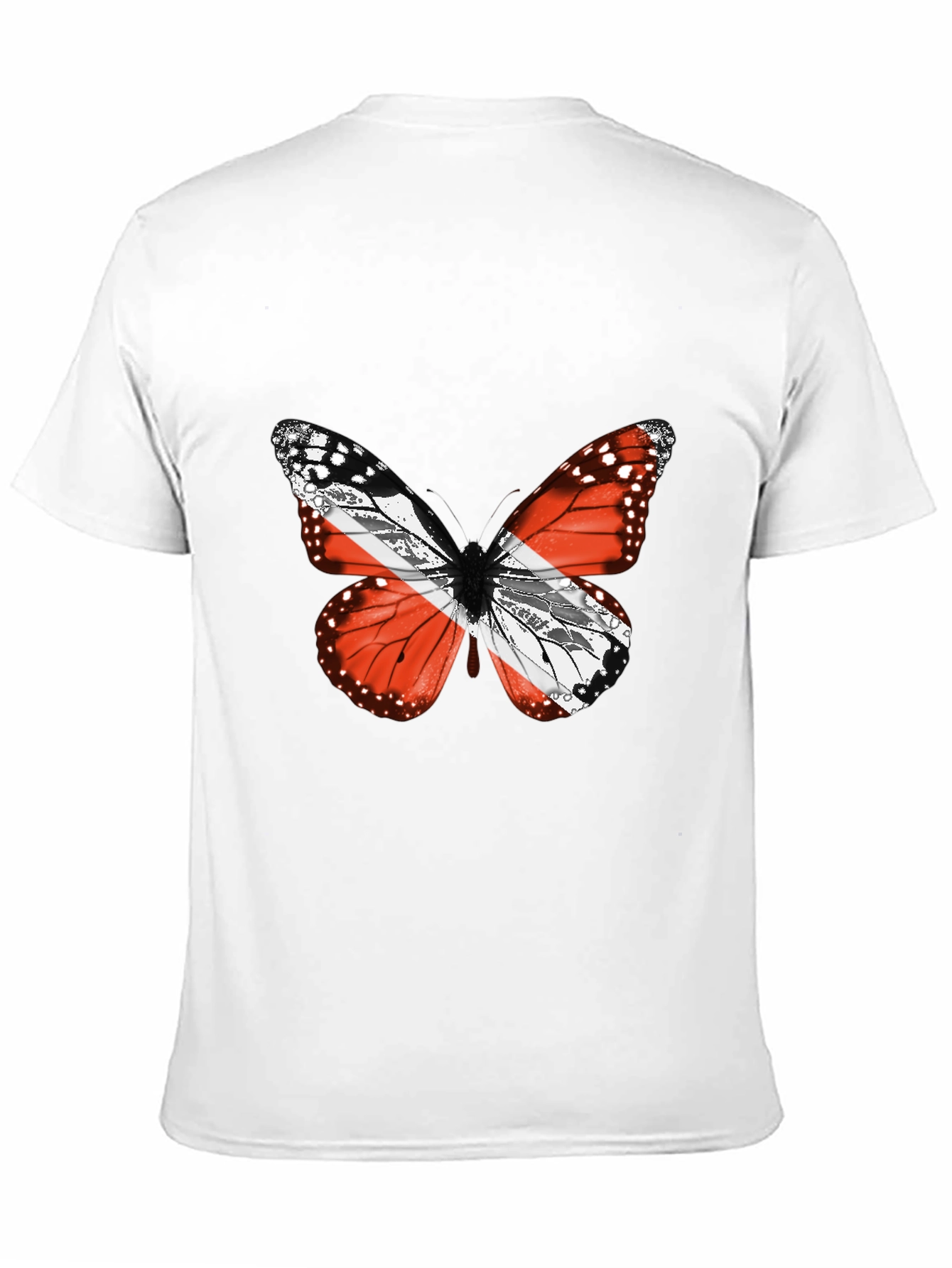 Butterfly Trinidad & Tobago Flag T-Shirt