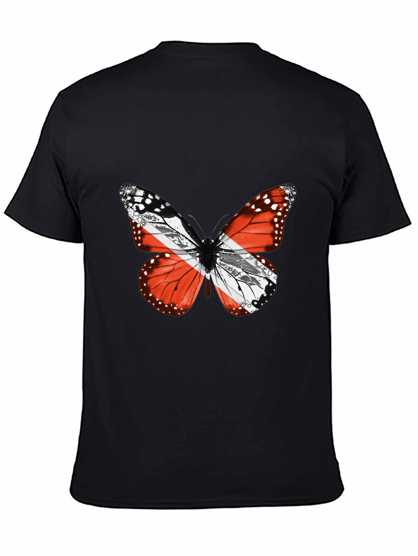Butterfly Trinidad & Tobago Flag T-Shirt
