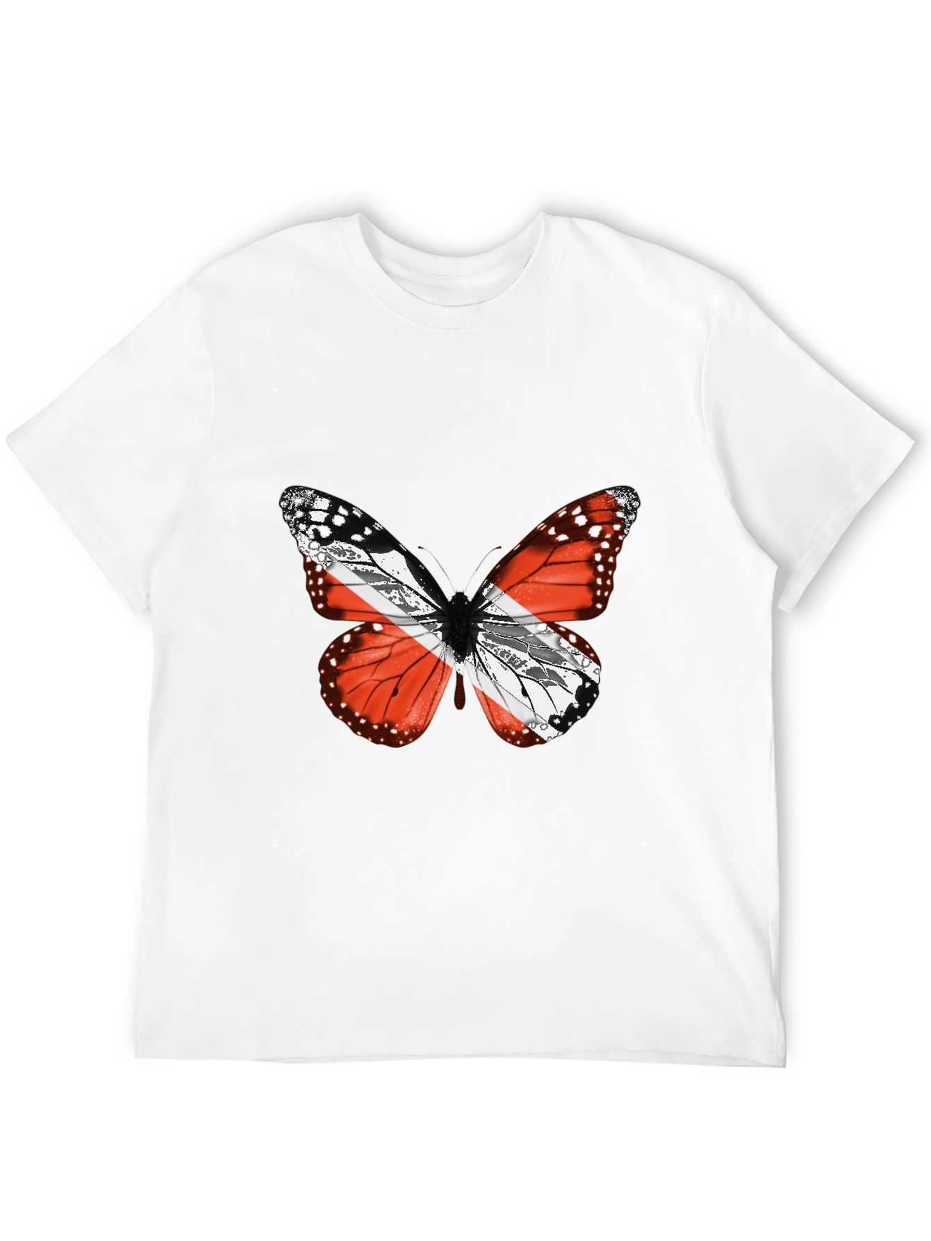 Butterfly Trinidad & Tobago Flag T-Shirt